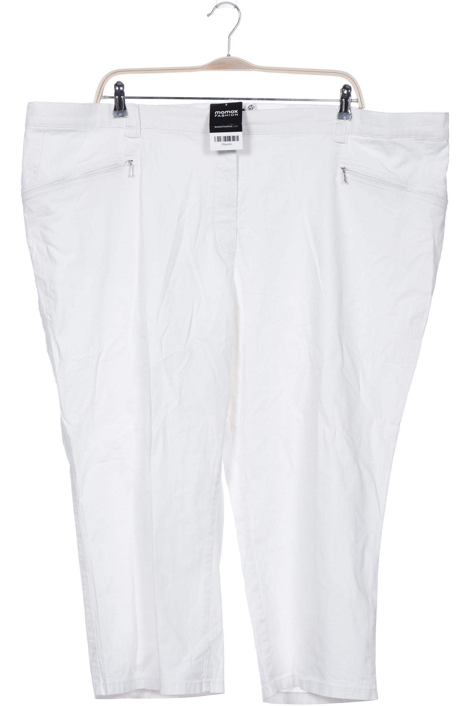

Ulla Popken Damen Stoffhose, weiß, Gr. 58