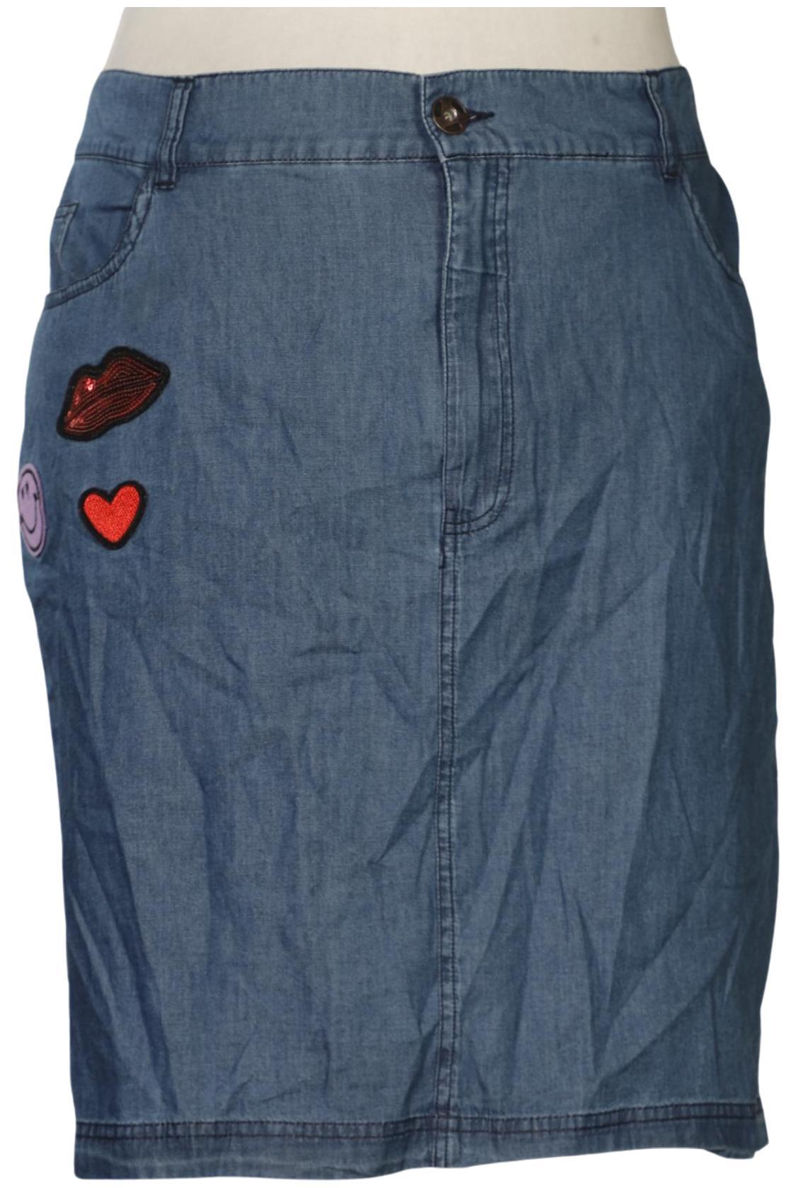 

Ulla Popken Damen Rock, blau, Gr. 52