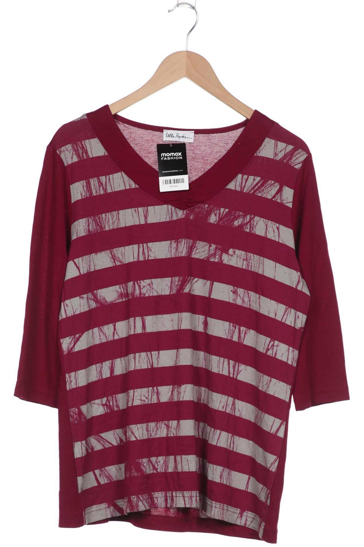 

Ulla Popken Damen Langarmshirt, bordeaux, Gr. 42
