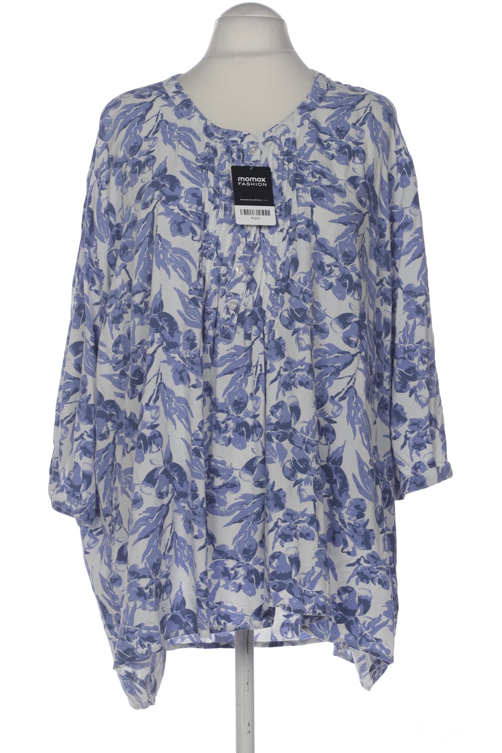 

Ulla Popken Damen Bluse, blau, Gr. 58