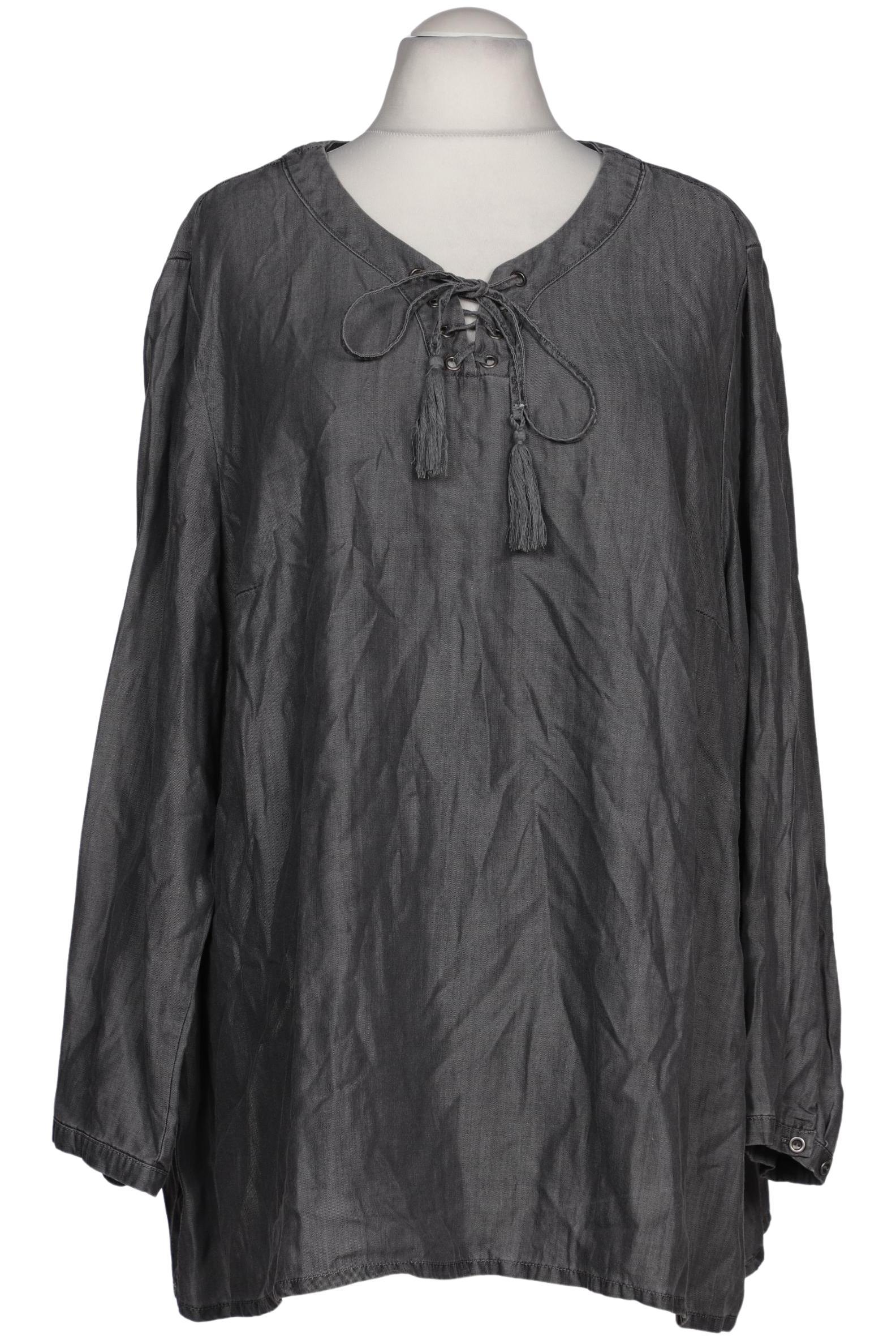 

Ulla Popken Damen Bluse, grau, Gr. 54