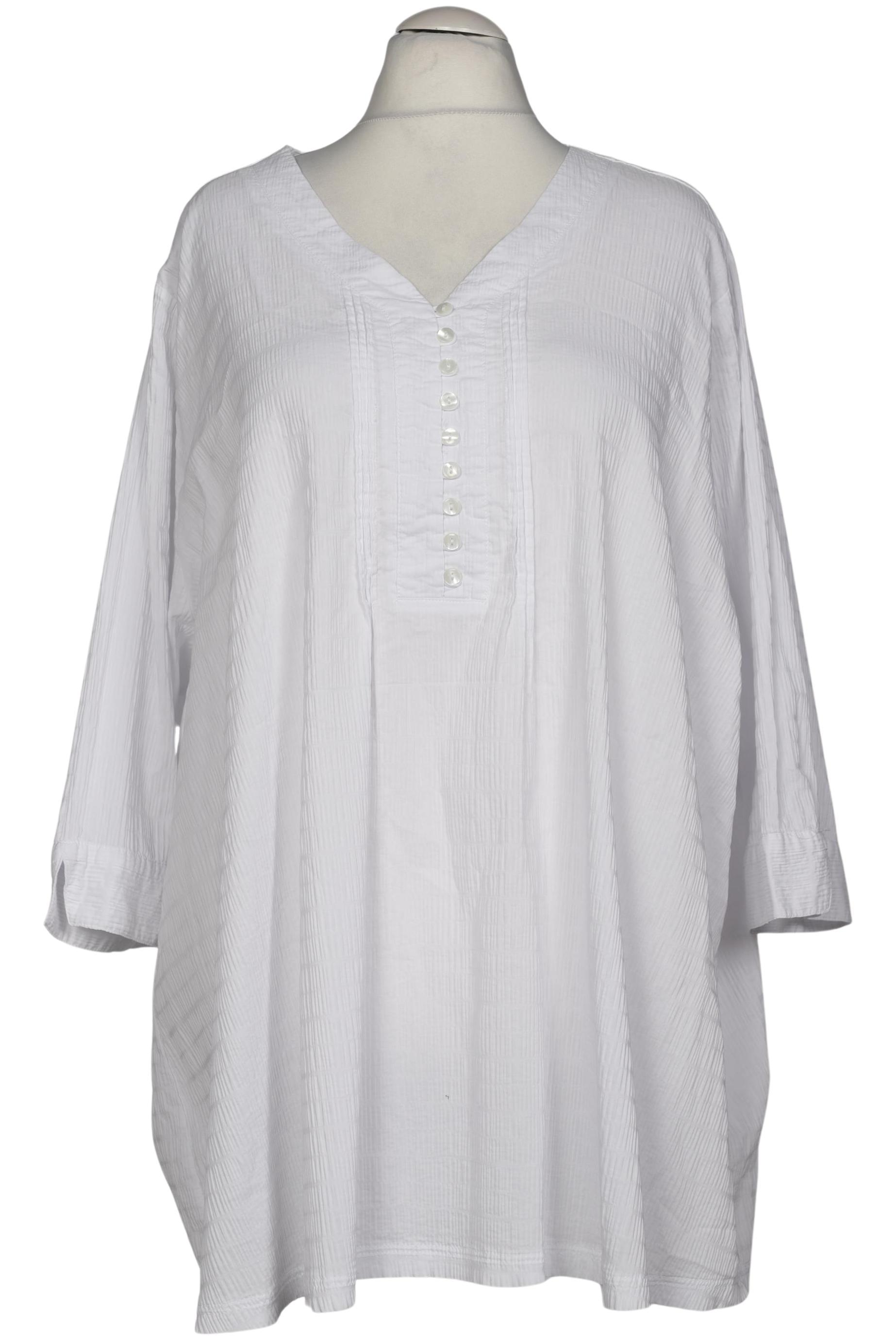 

Ulla Popken Damen Bluse, weiß, Gr. 62