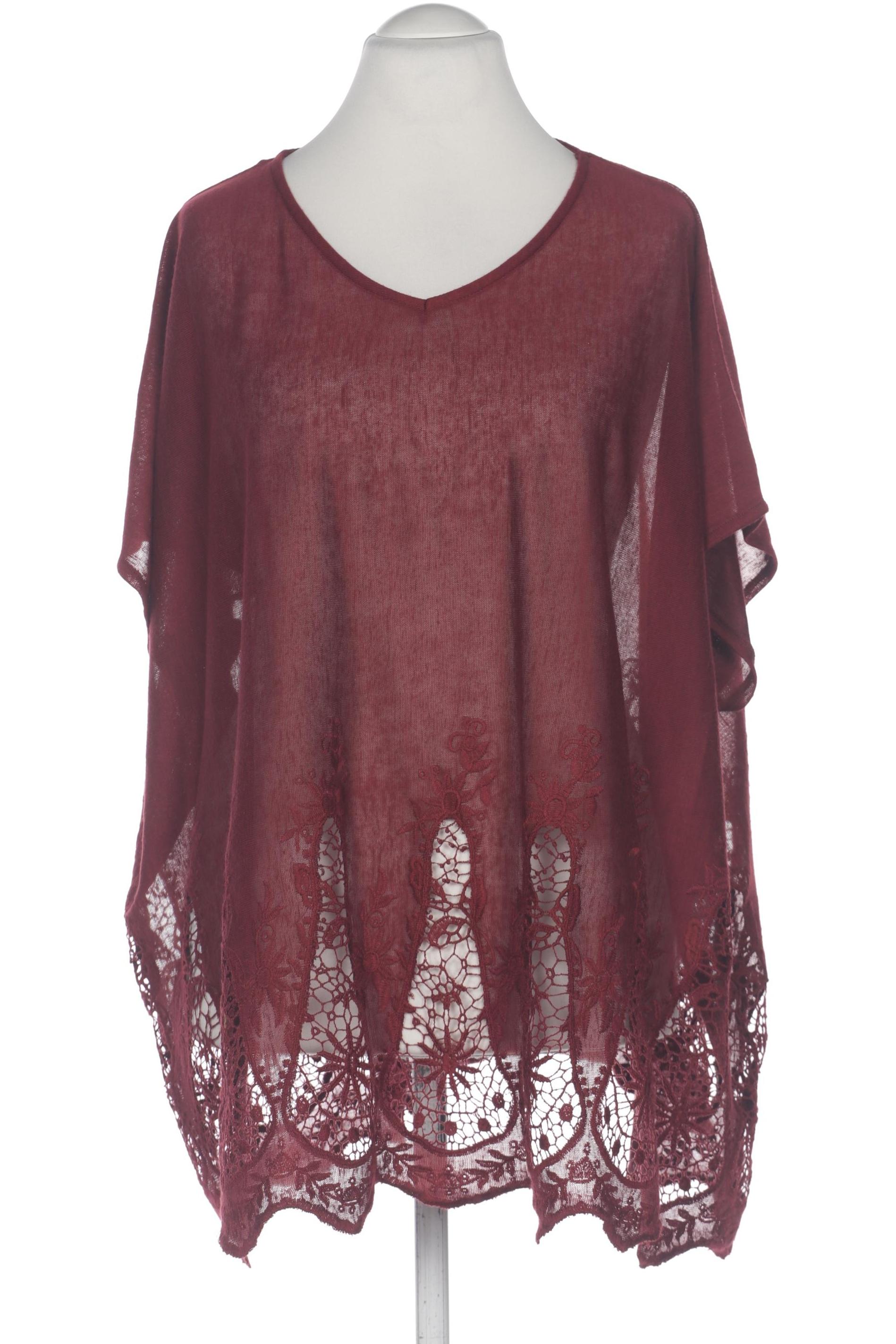 

Ulla Popken Damen Bluse, bordeaux, Gr. 56