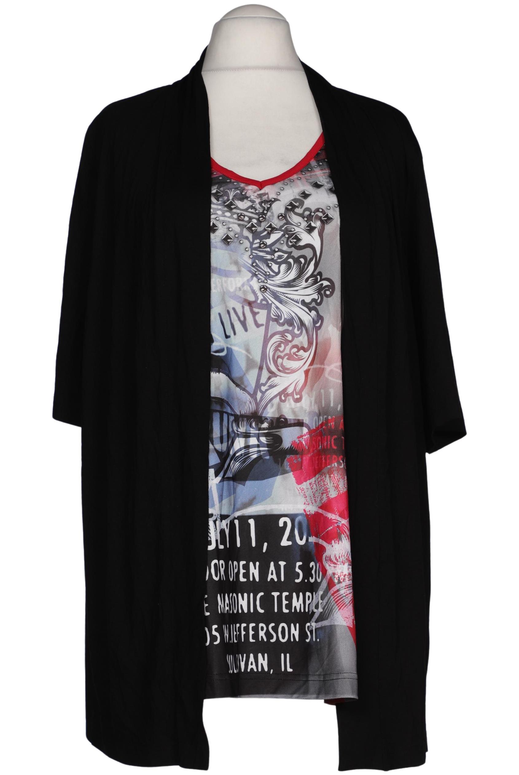 

Ulla Popken Damen T-Shirt, schwarz, Gr. 54