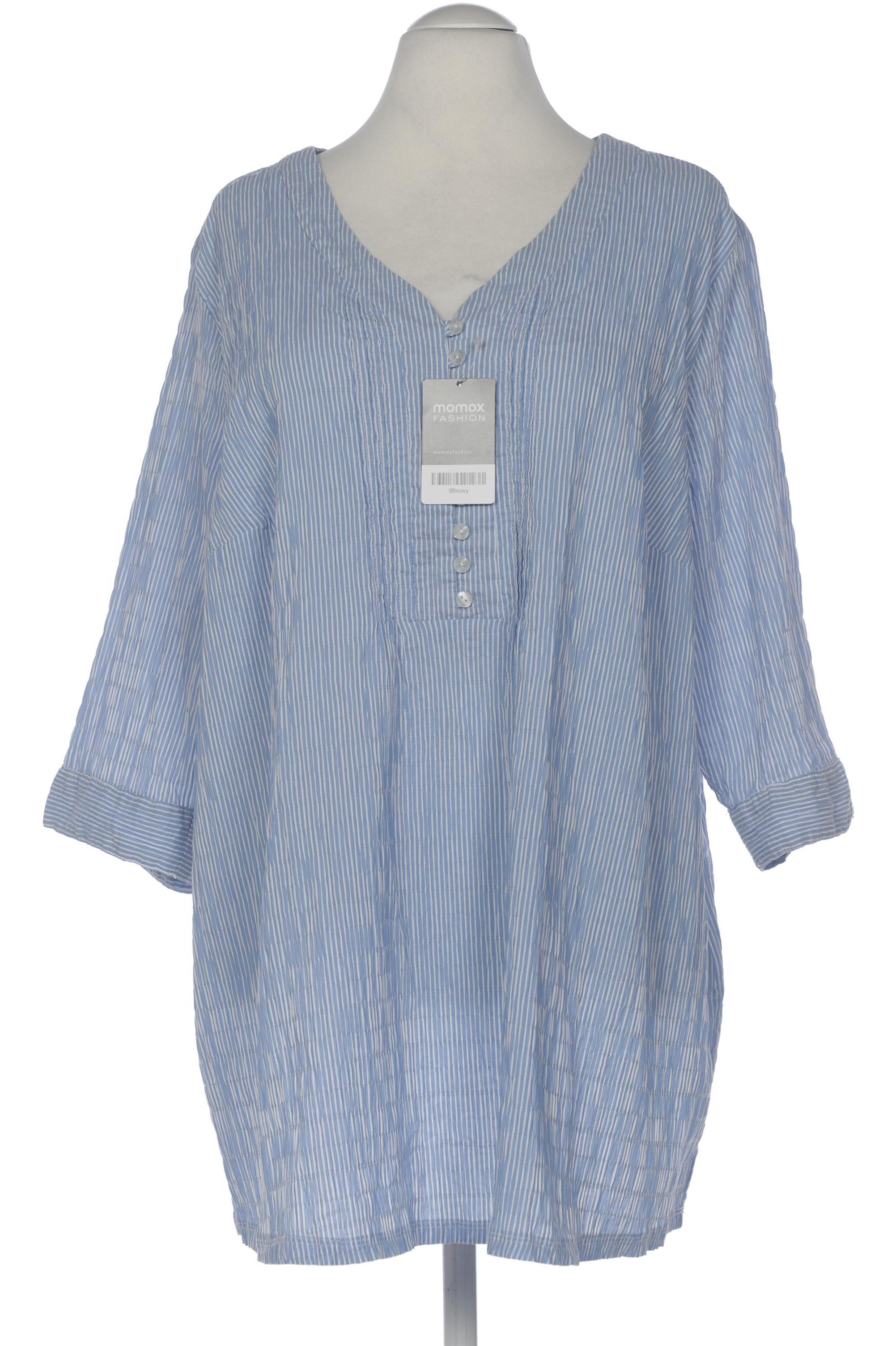 

Ulla Popken Damen Bluse, blau, Gr. 54
