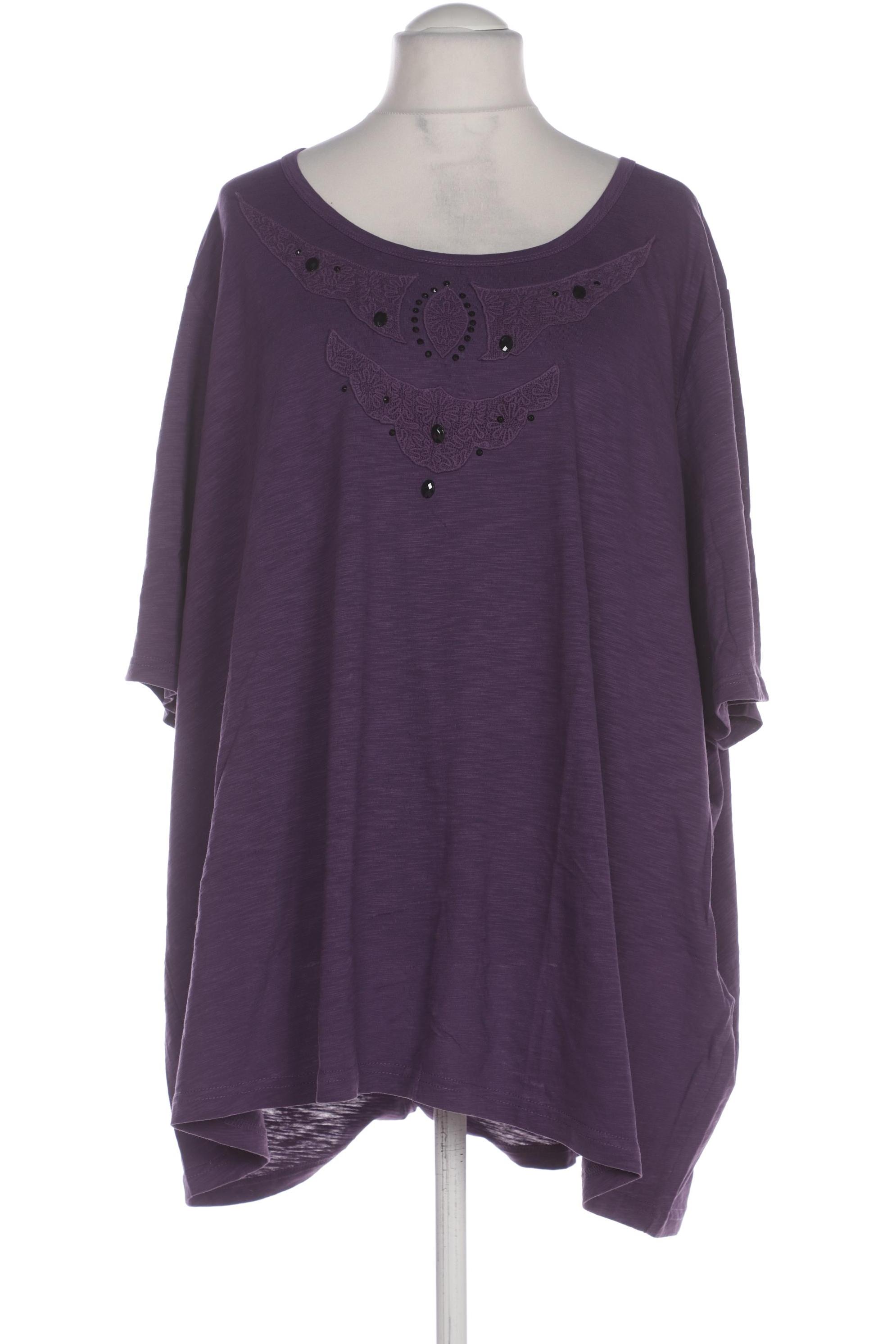 

Ulla Popken Damen T-Shirt, flieder, Gr. 62