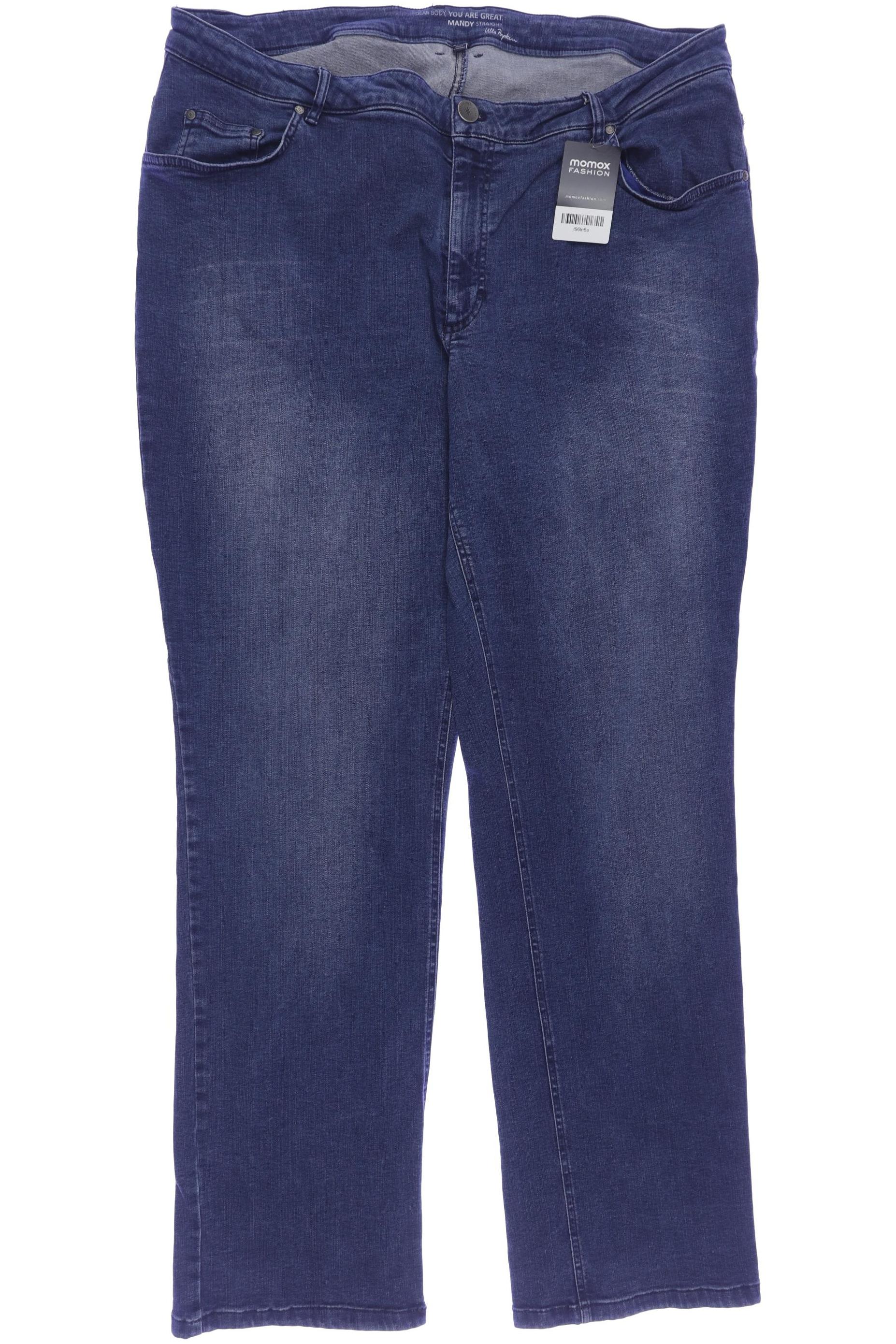 

Ulla Popken Damen Jeans, marineblau, Gr. 100