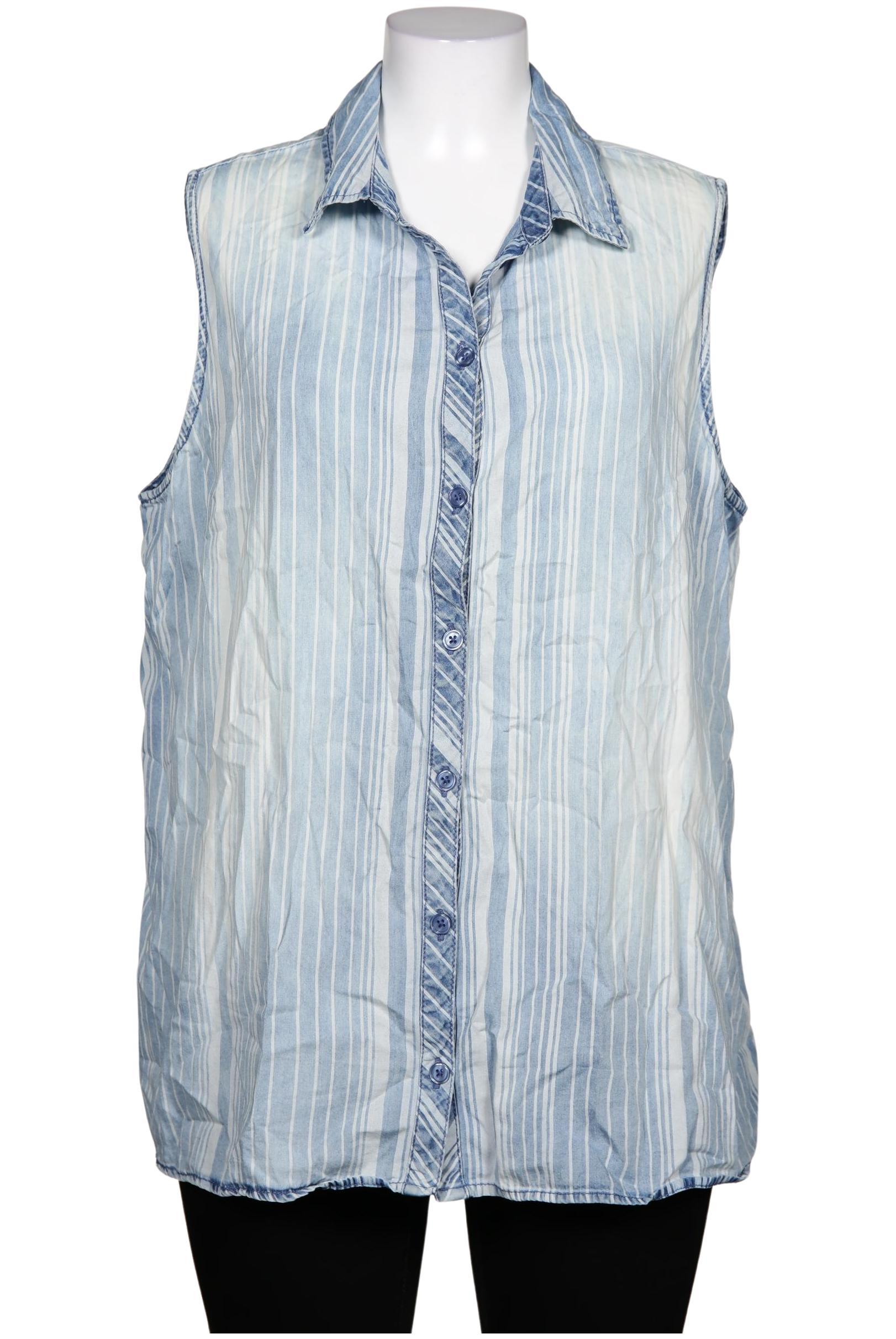 

Ulla Popken Damen Bluse, blau, Gr. 46