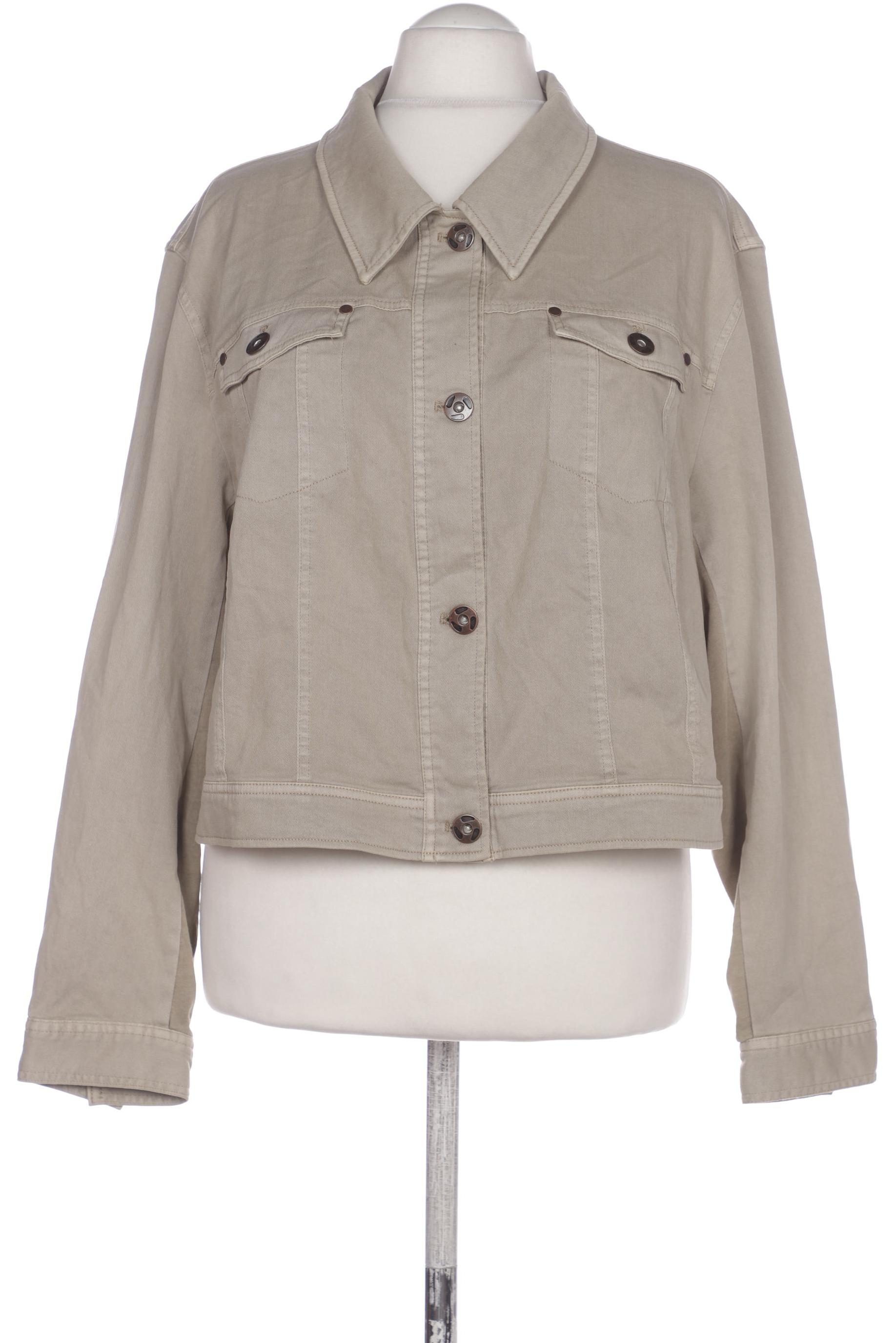 

Ulla Popken Damen Jacke, beige, Gr. 54
