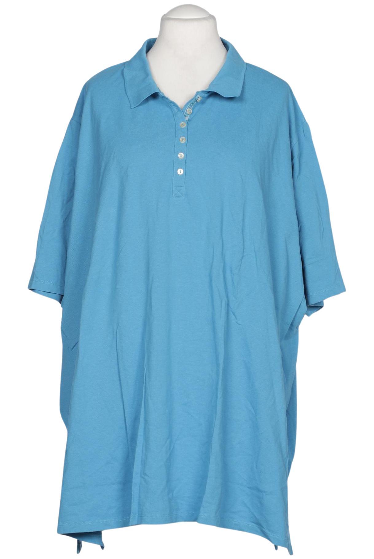 

Ulla Popken Damen Poloshirt, hellblau, Gr. 66