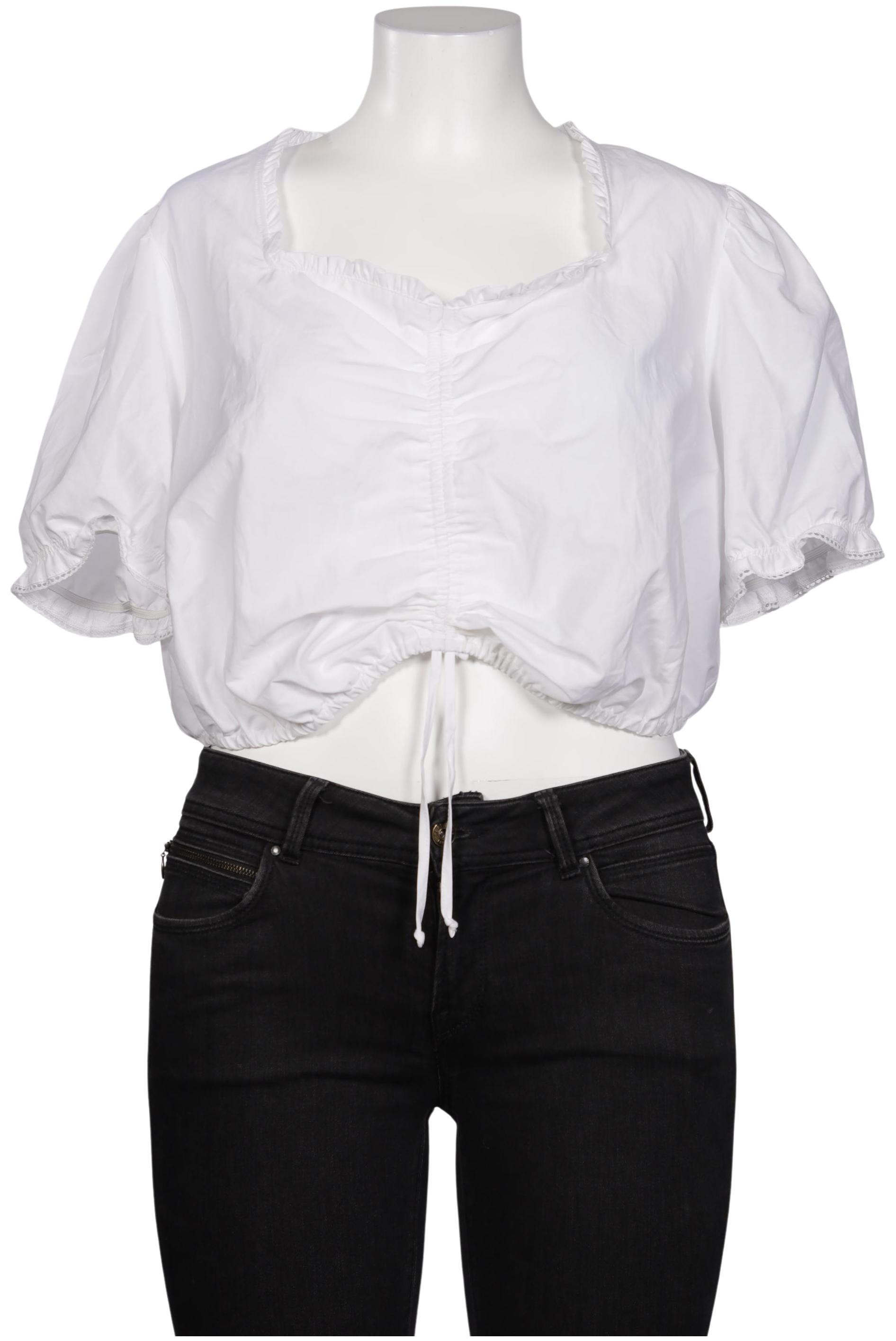 

Ulla Popken Damen Bluse, weiß, Gr. 48