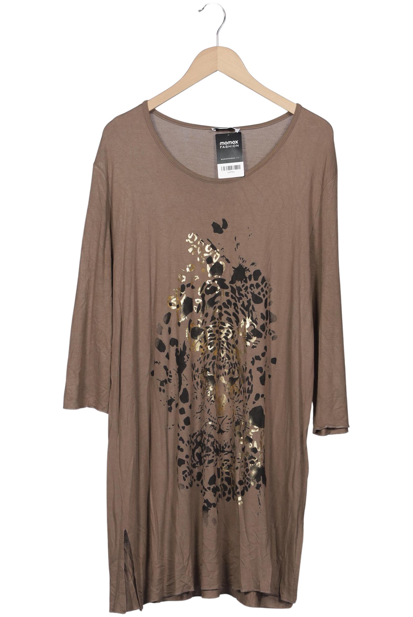 

Ulla Popken Damen Langarmshirt, braun, Gr. 48