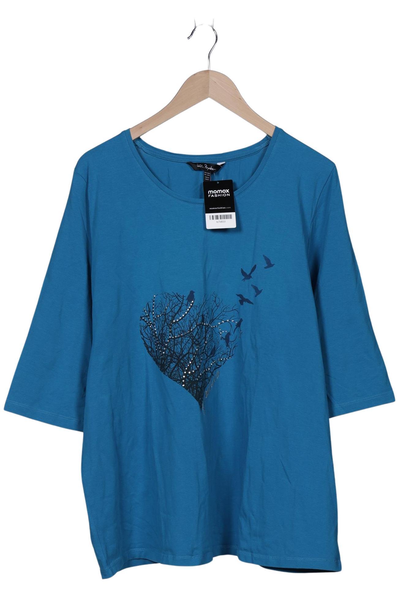 

Ulla Popken Damen T-Shirt, blau, Gr. 50