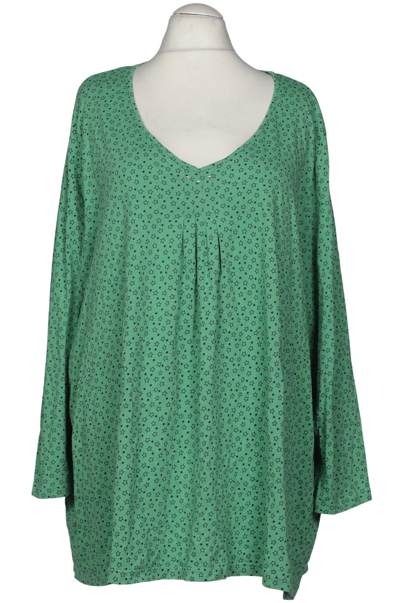

Ulla Popken Damen Langarmshirt, grün, Gr. 62