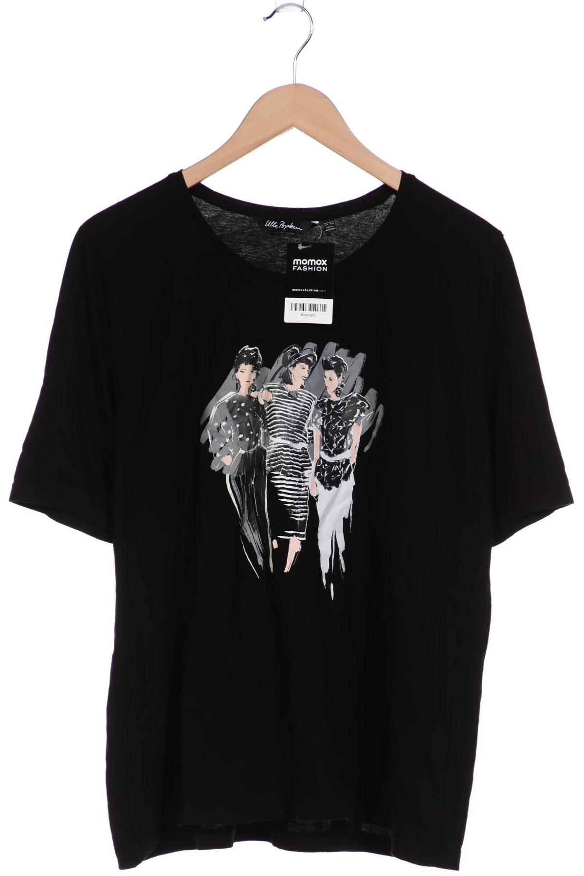 

Ulla Popken Damen T-Shirt, schwarz, Gr. 46