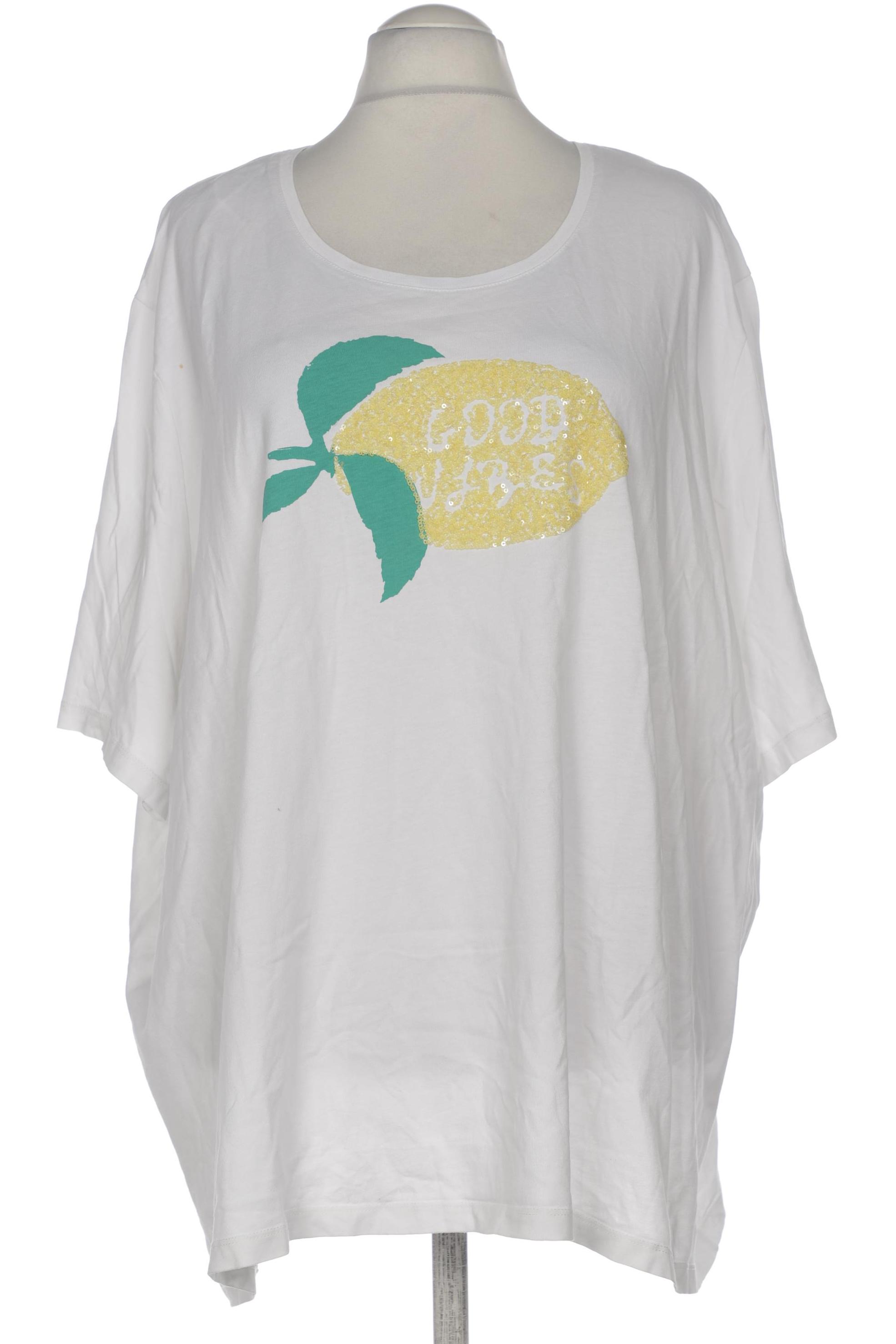 

Ulla Popken Damen T-Shirt, weiß, Gr. 62