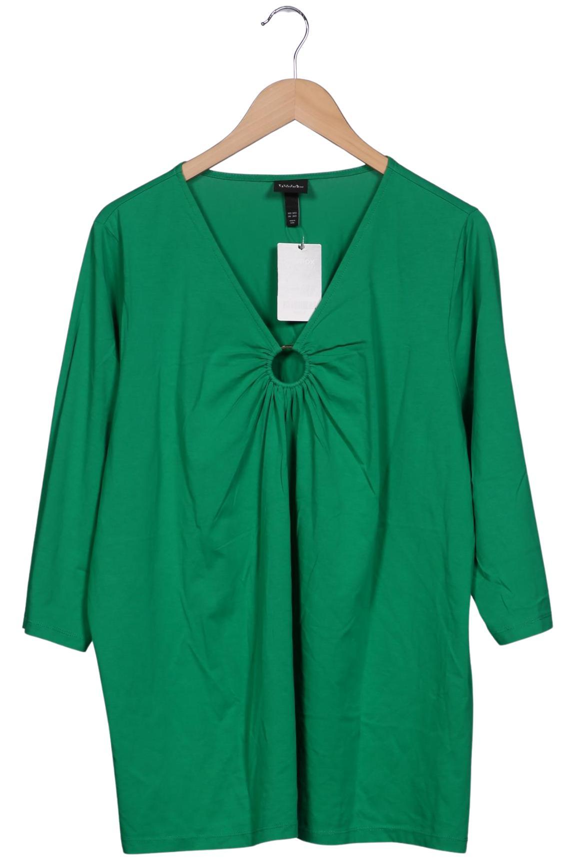 

Ulla Popken Damen Langarmshirt, grün, Gr. 50