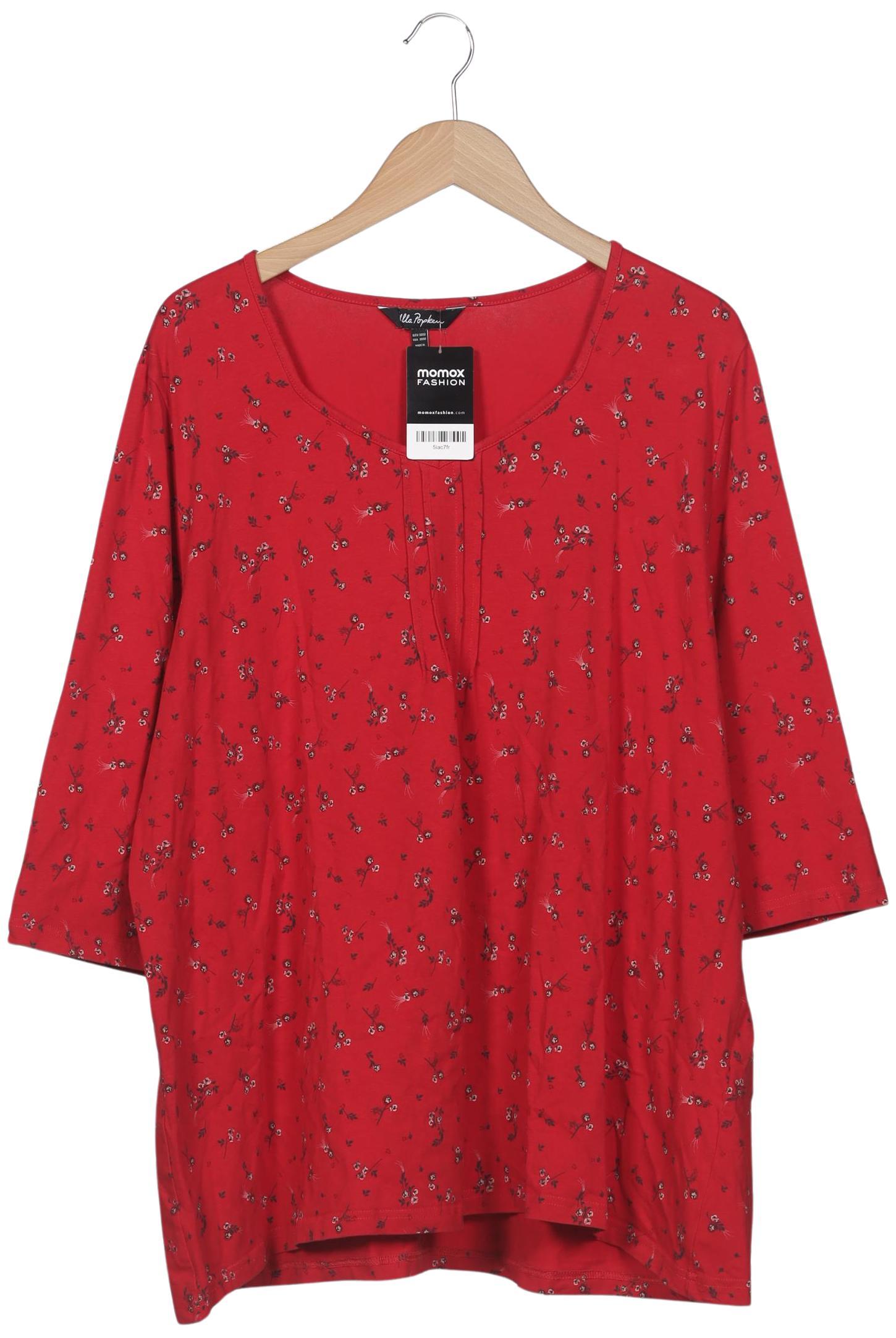 

Ulla Popken Damen Langarmshirt, rot, Gr. 50