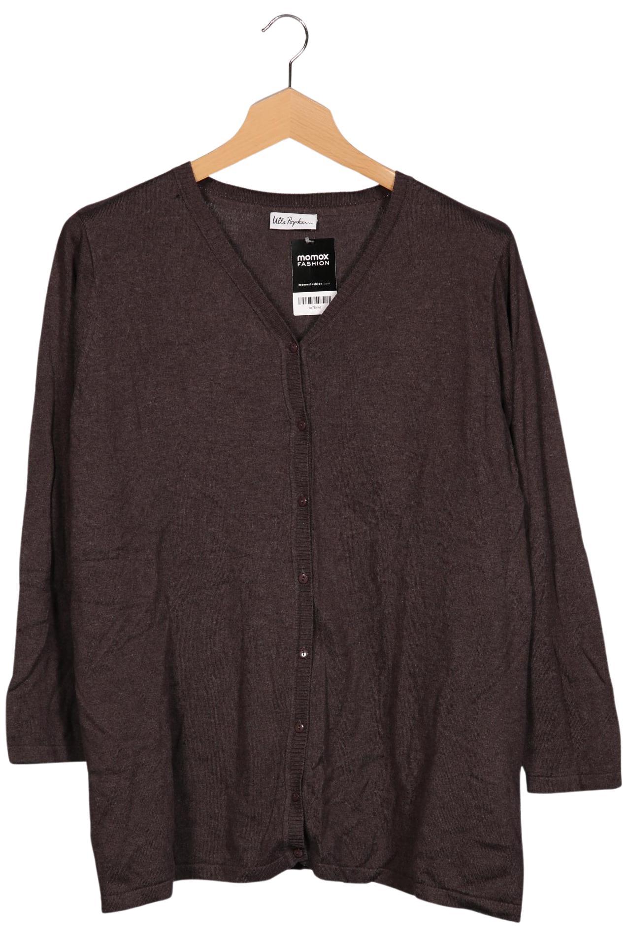 

Ulla Popken Damen Strickjacke, braun, Gr. 50