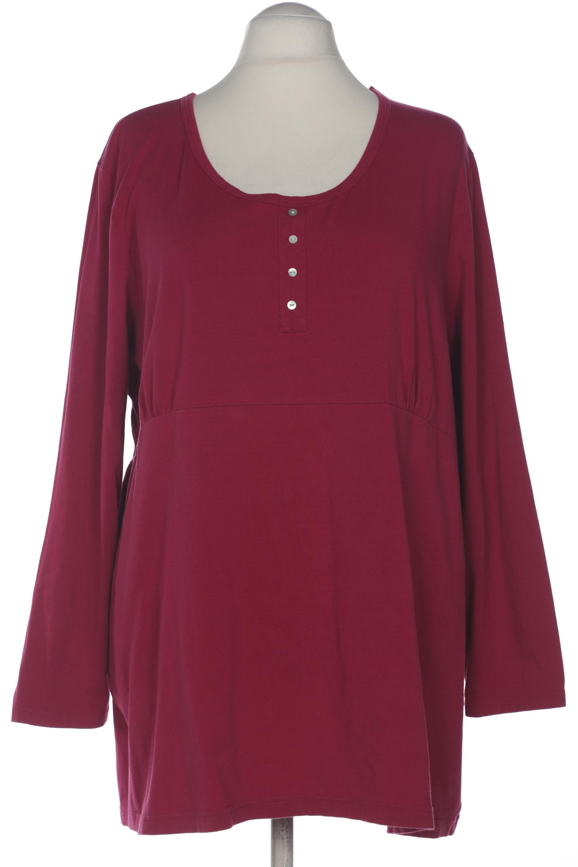 

Ulla Popken Damen Langarmshirt, pink, Gr. 54