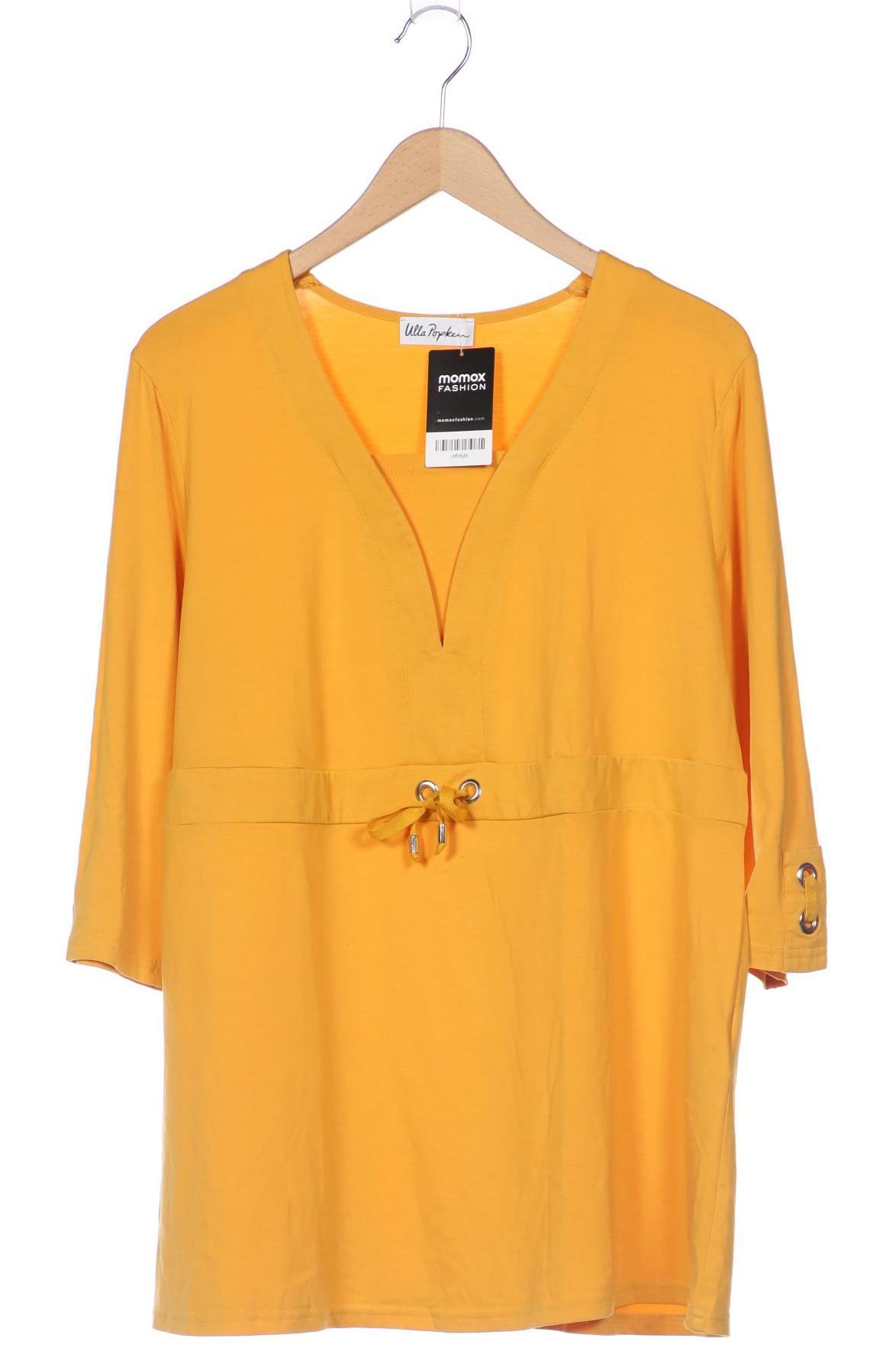 

Ulla Popken Damen Langarmshirt, gelb, Gr. 46