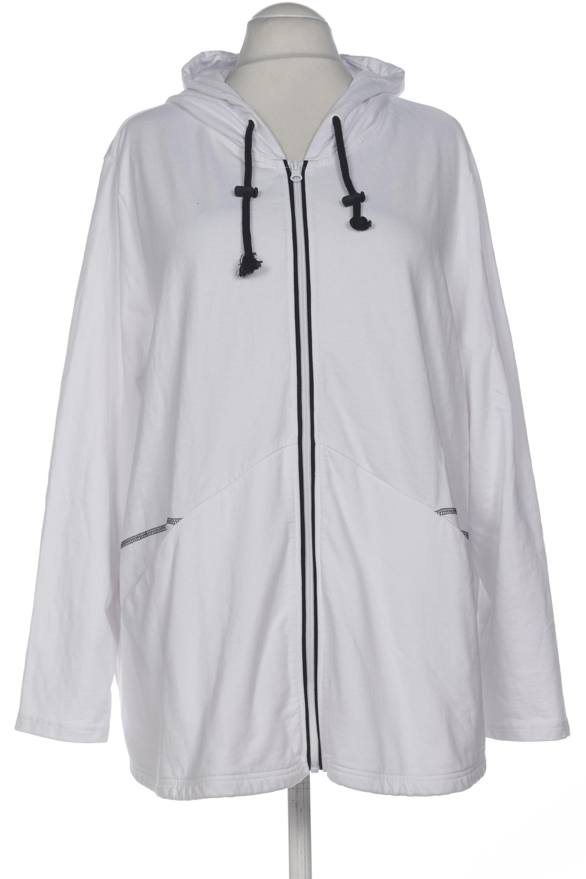 

Ulla Popken Damen Kapuzenpullover, weiß, Gr. 54