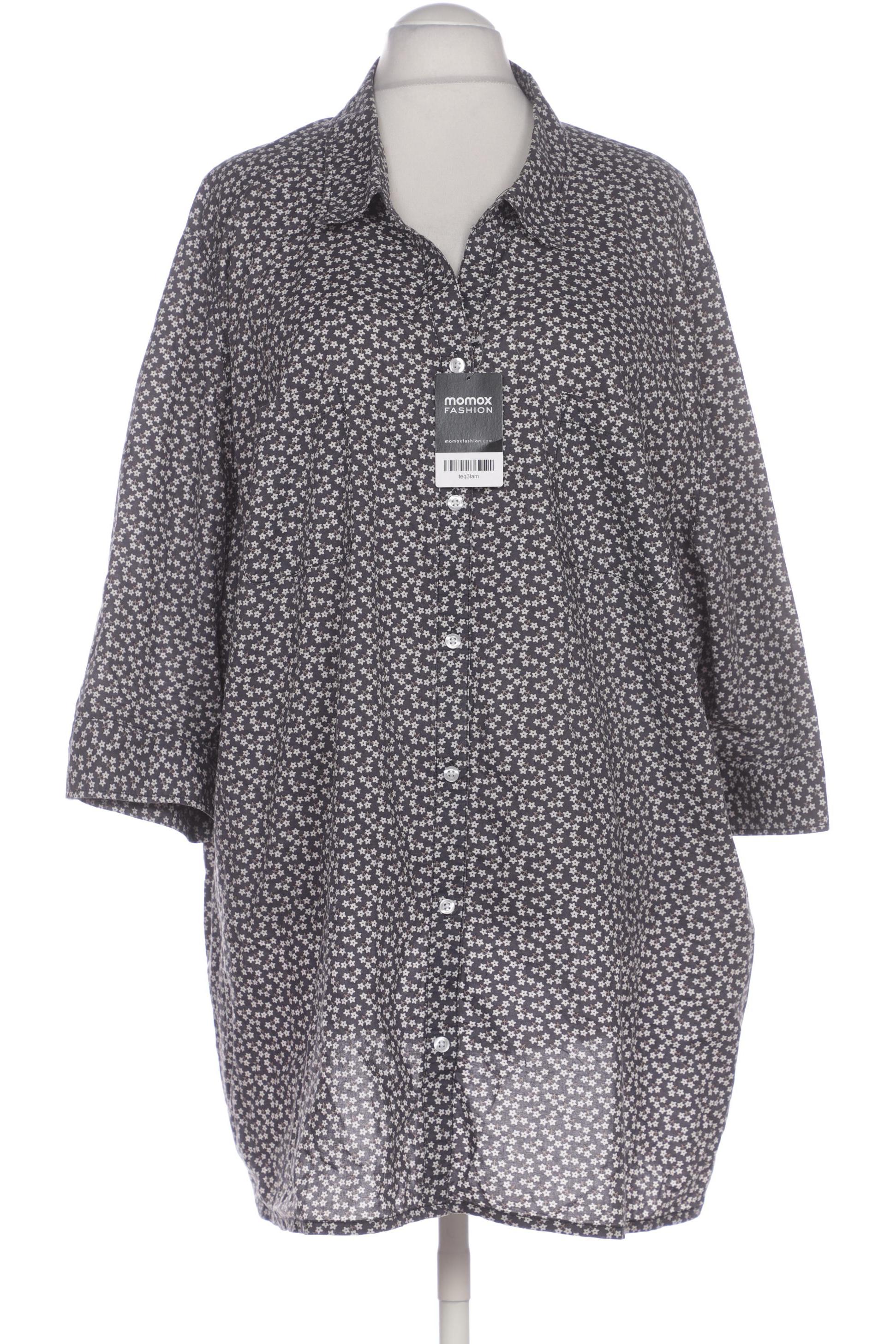 

Ulla Popken Damen Bluse, grau, Gr. 58