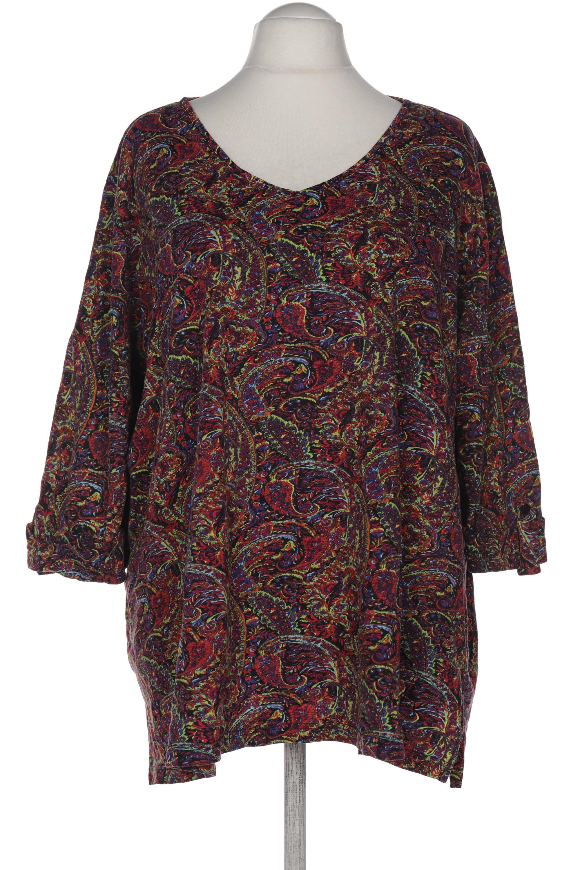 

Ulla Popken Damen Langarmshirt, bordeaux, Gr. 54