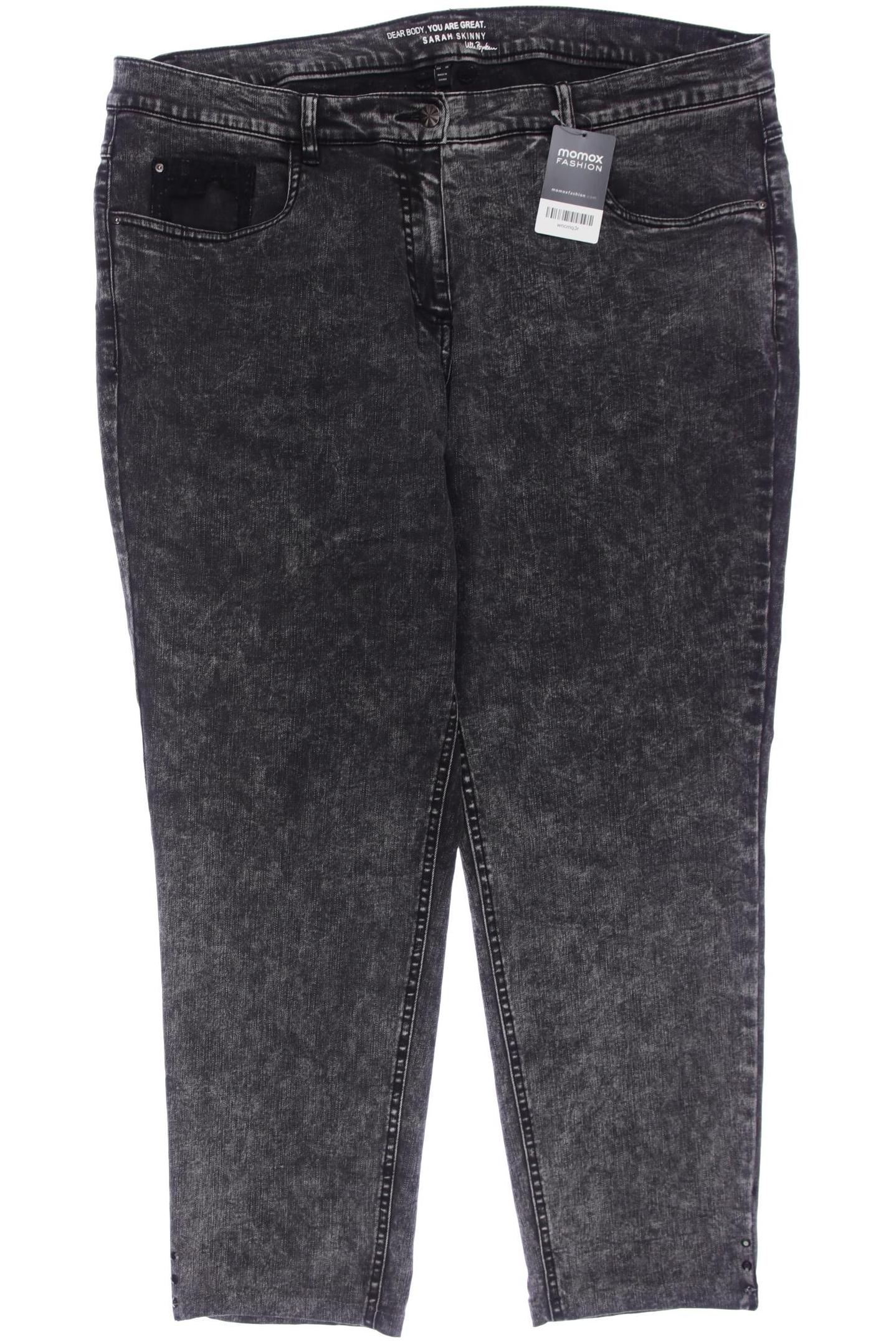 

Ulla Popken Damen Jeans, schwarz, Gr. 50