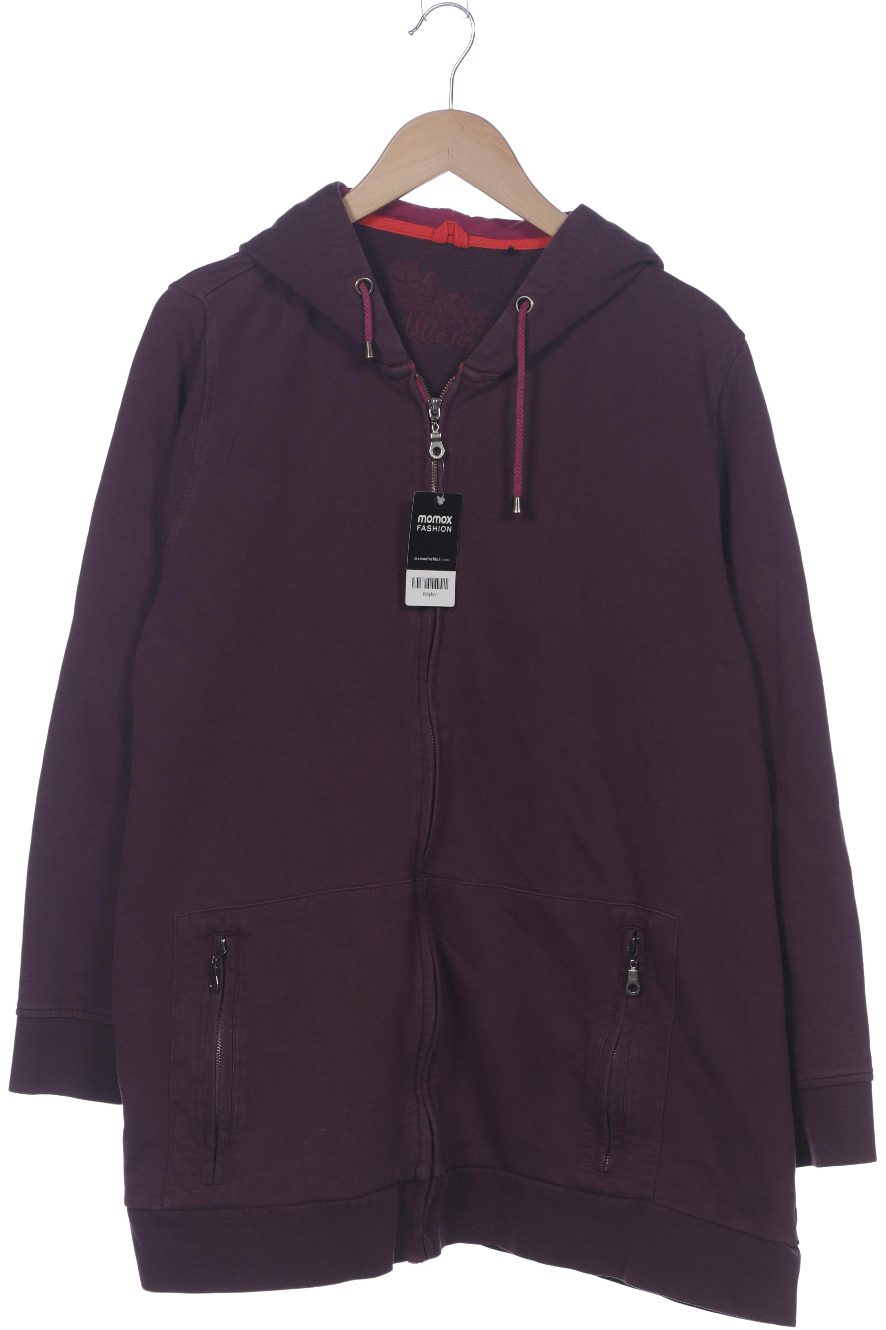 

Ulla Popken Damen Kapuzenpullover, bordeaux, Gr. 54