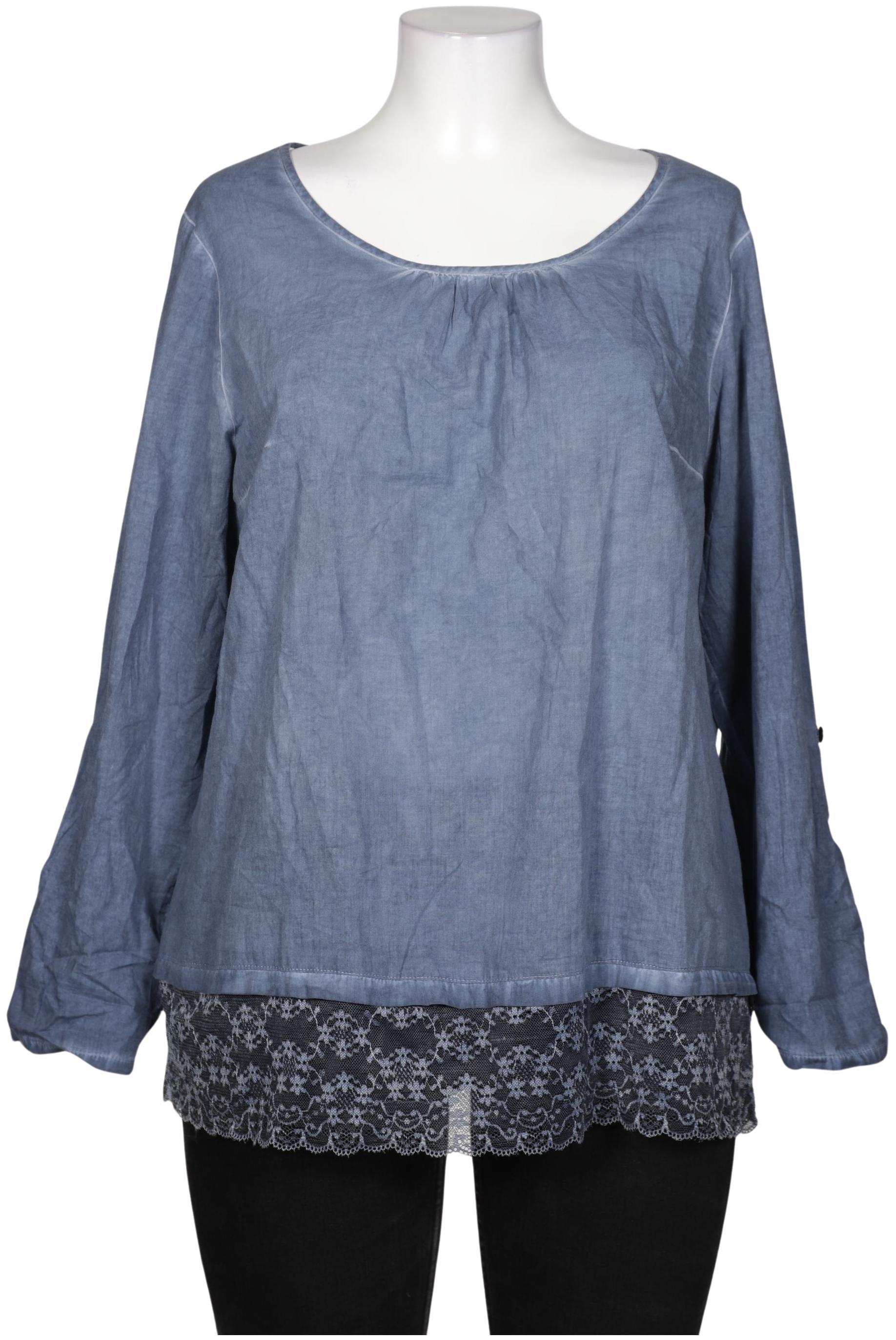 

Ulla Popken Damen Bluse, blau, Gr. 42