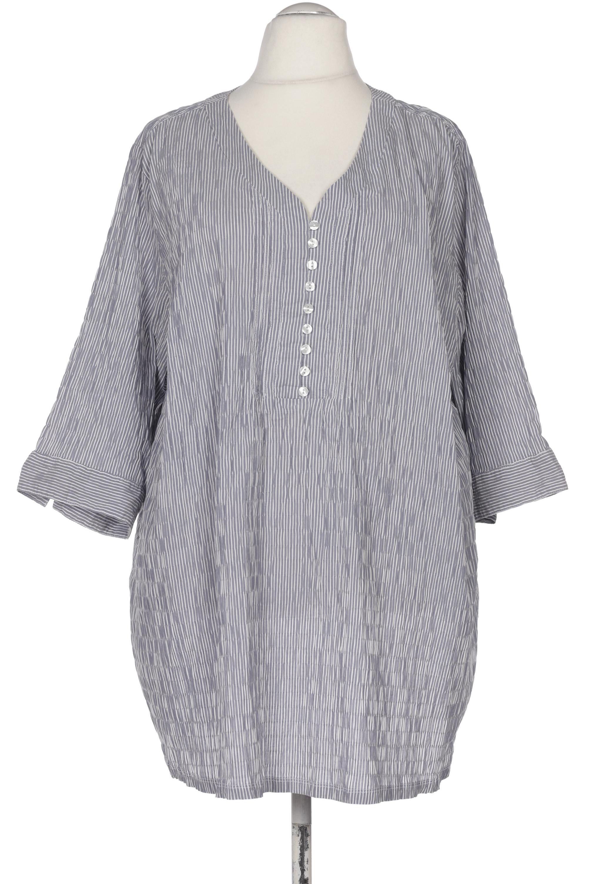 

Ulla Popken Damen Bluse, blau, Gr. 56