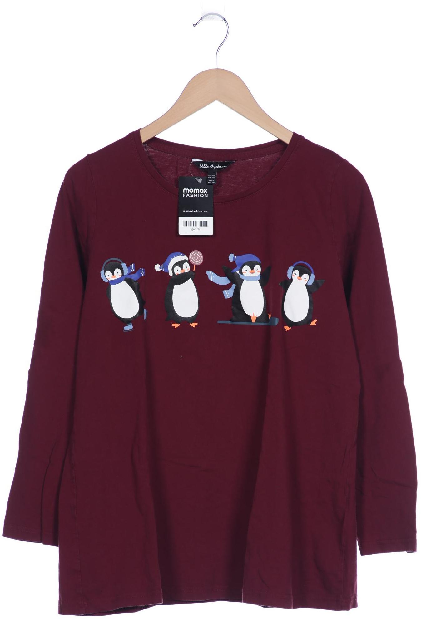 

Ulla Popken Damen Langarmshirt, bordeaux, Gr. 42
