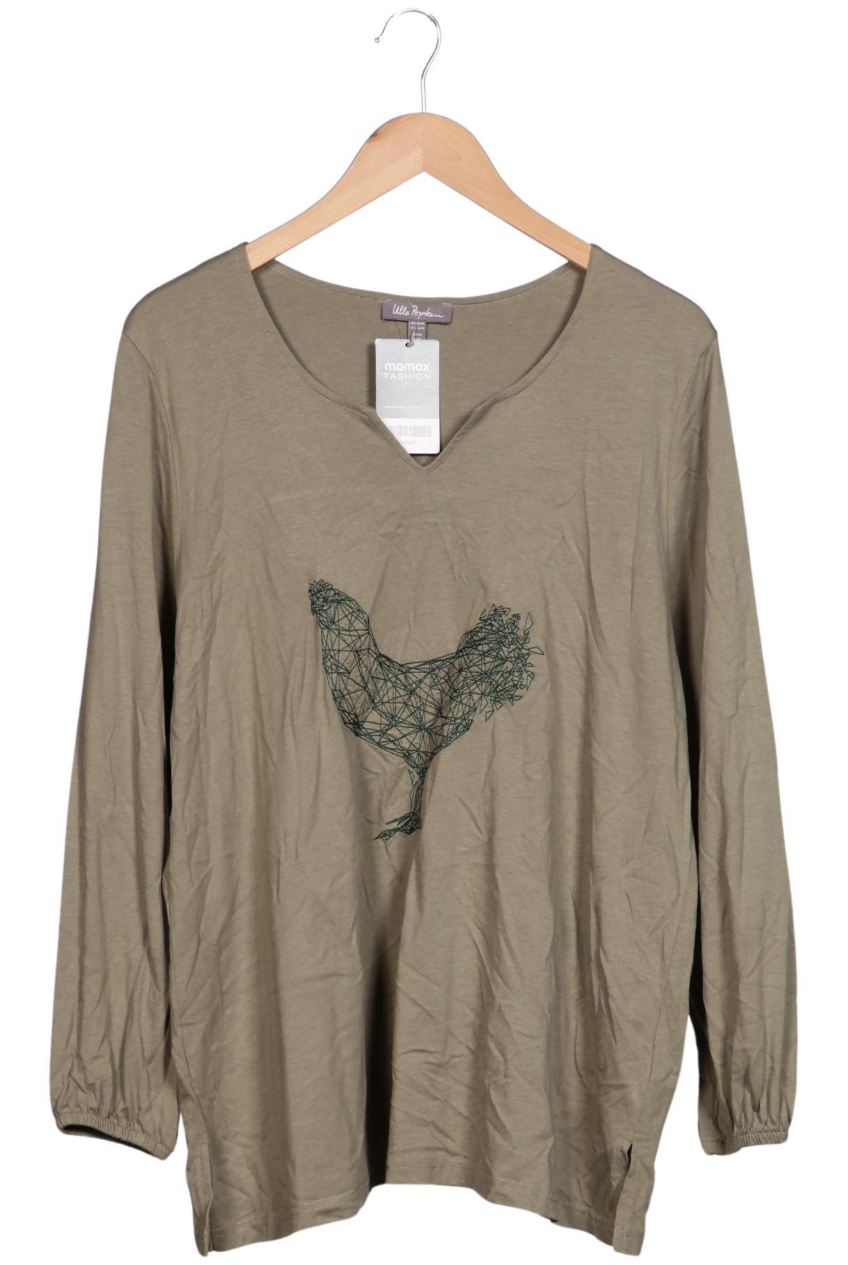 

Ulla Popken Damen Langarmshirt, grün, Gr. 46