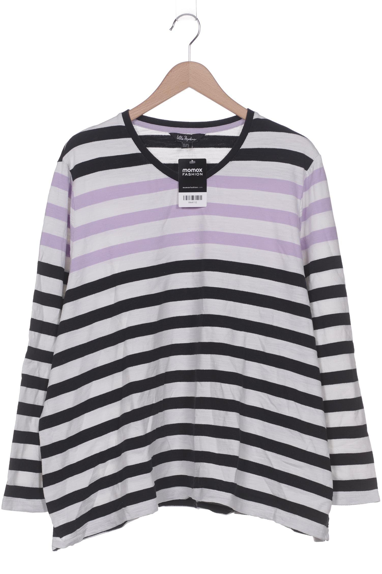 

Ulla Popken Damen Langarmshirt, weiß, Gr. 50