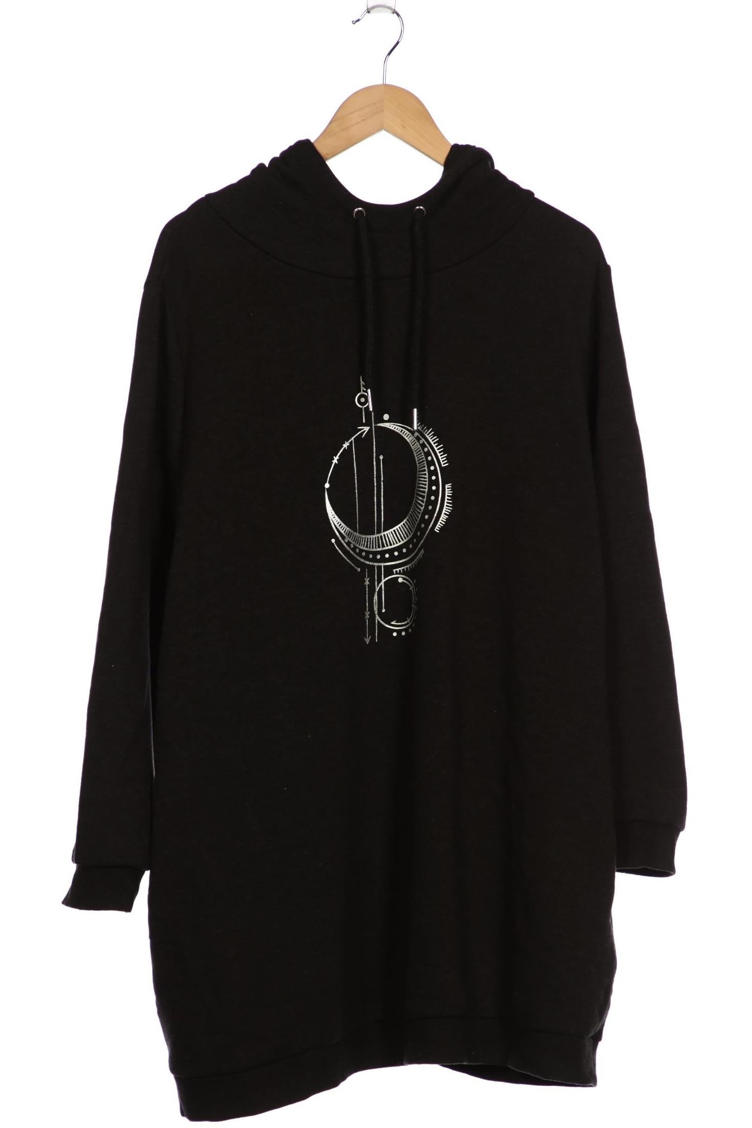 

Ulla Popken Damen Kapuzenpullover, schwarz, Gr. 50