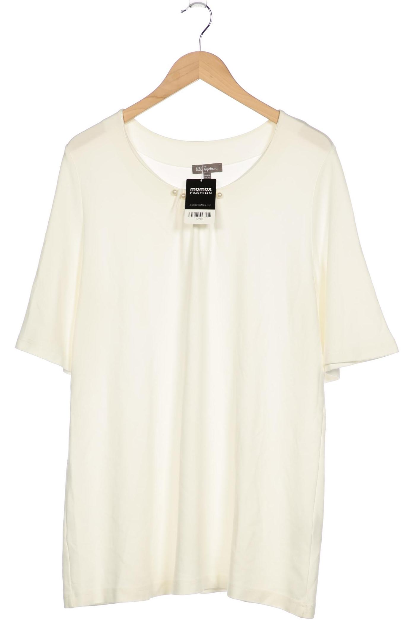 

Ulla Popken Damen T-Shirt, cremeweiß, Gr. 46