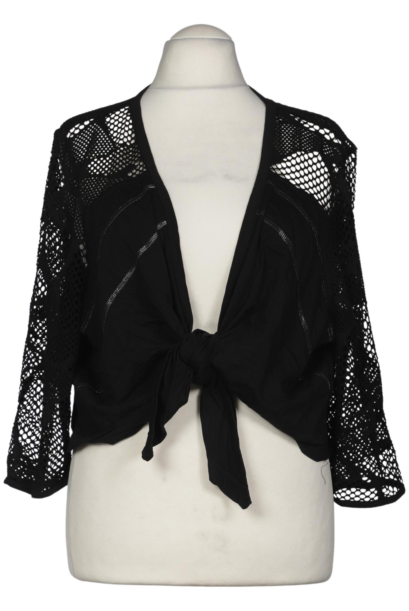 

Ulla Popken Damen Strickjacke, schwarz, Gr. 54