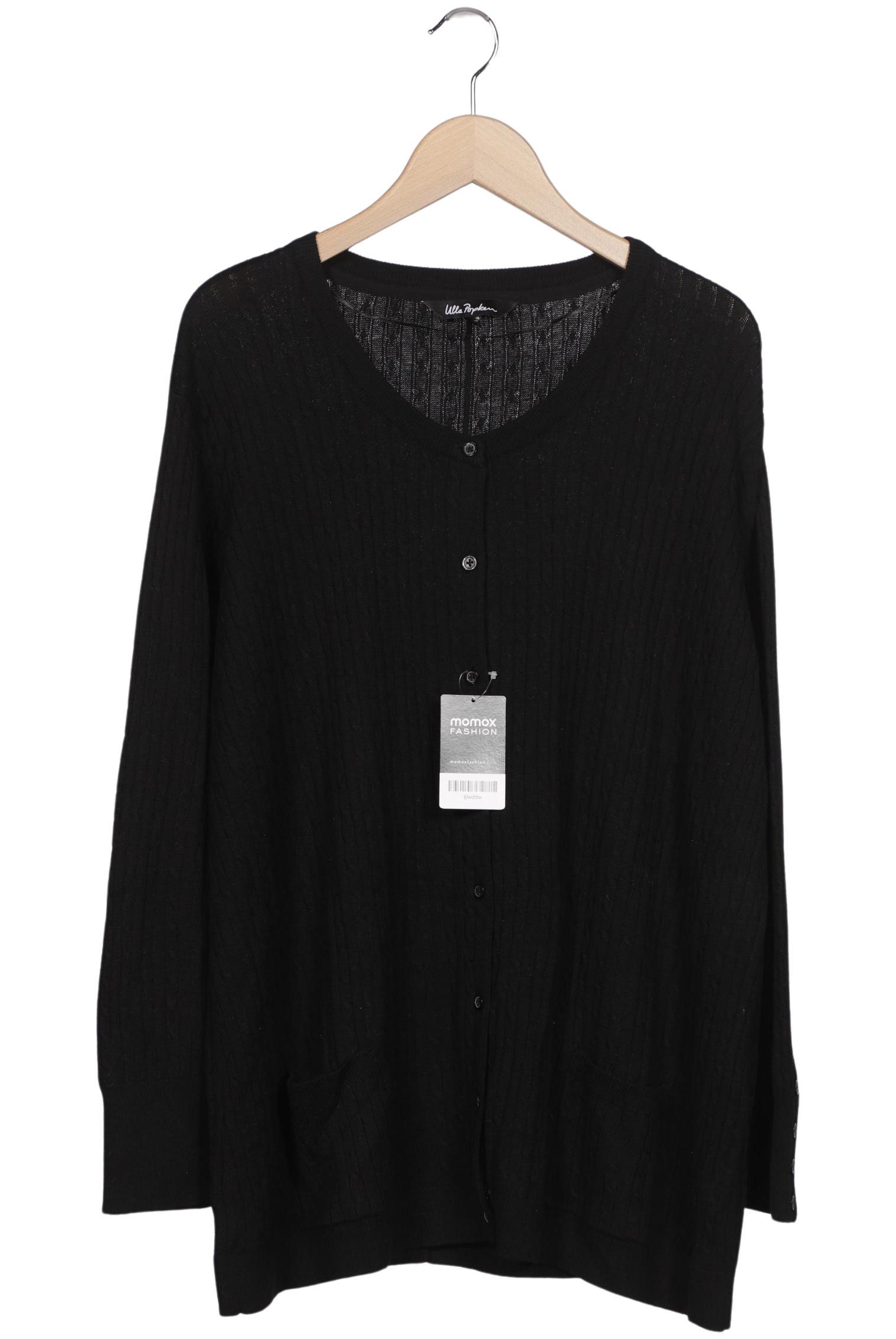 

Ulla Popken Damen Strickjacke, schwarz, Gr. 50