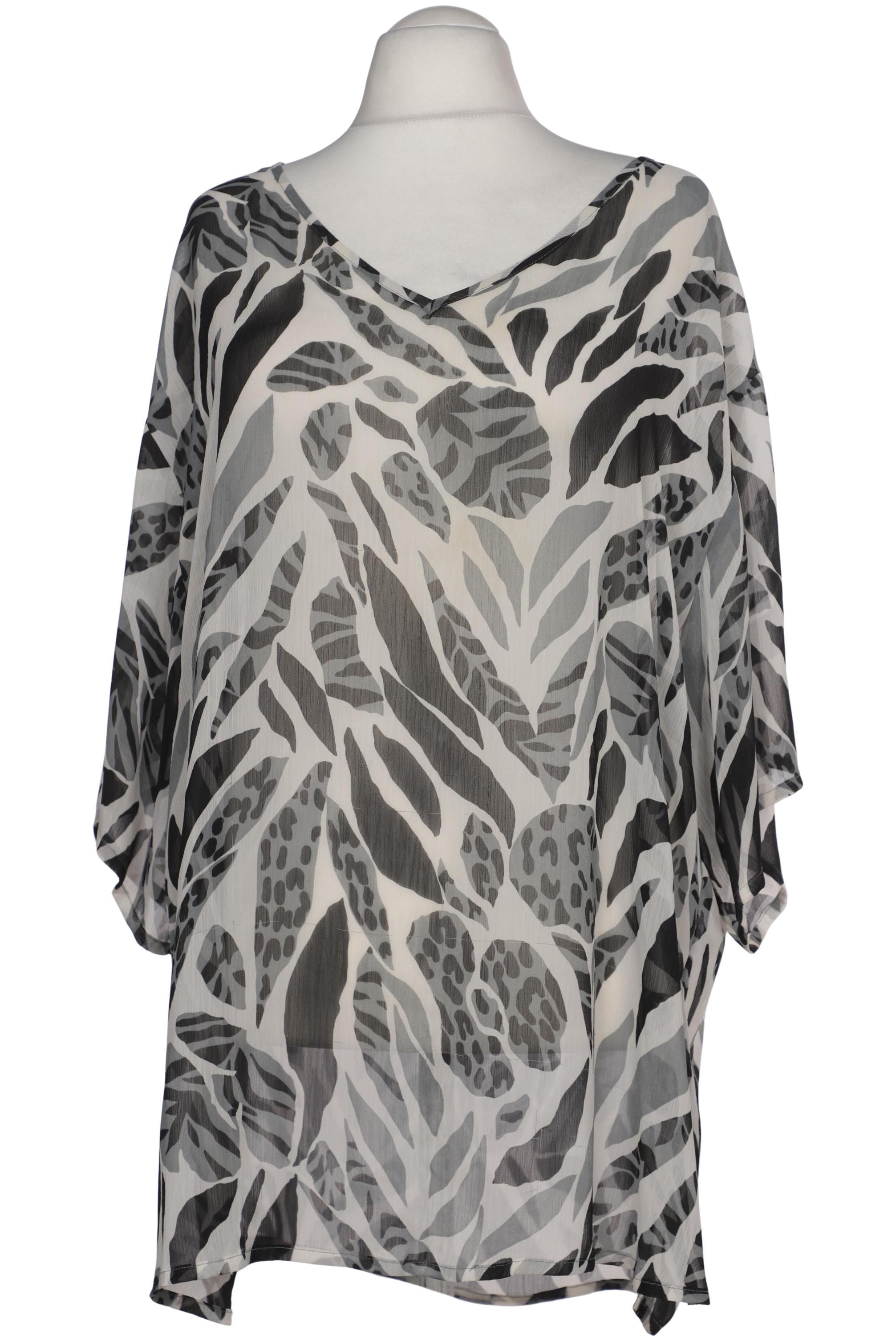 

Ulla Popken Damen Bluse, grau, Gr. 52