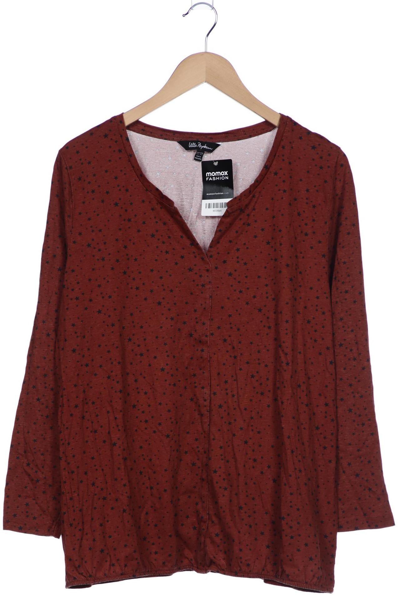 

Ulla Popken Damen Langarmshirt, braun, Gr. 46