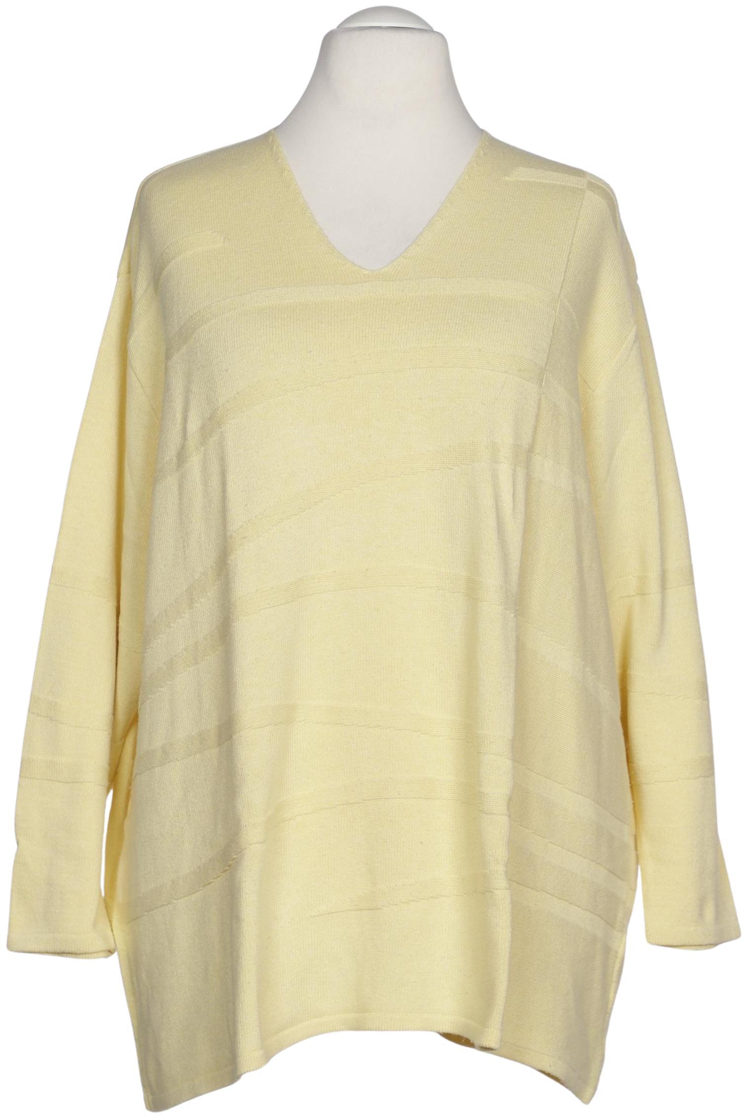 

Ulla Popken Damen Pullover, gelb, Gr. 58
