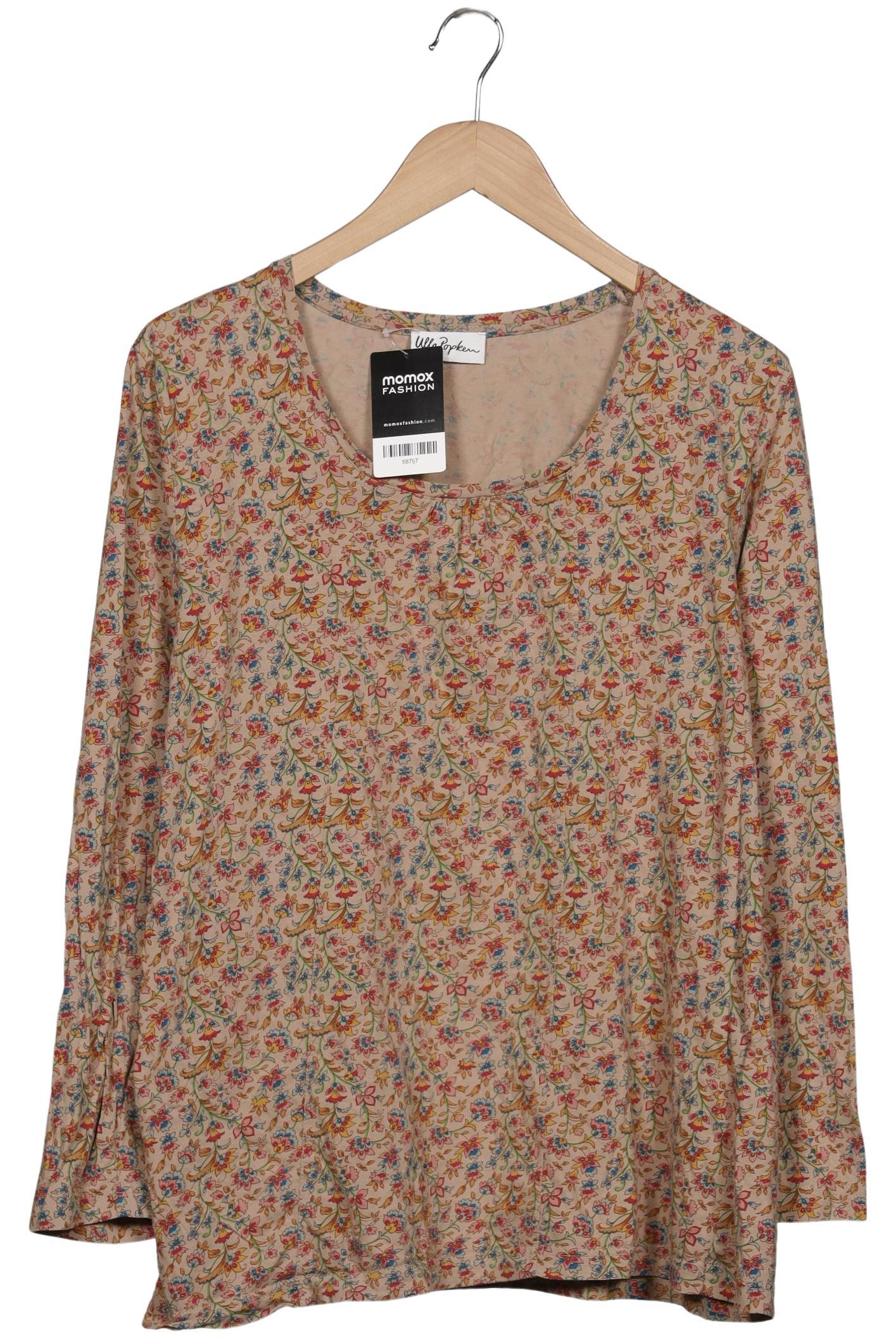

Ulla Popken Damen Langarmshirt, beige, Gr. 42