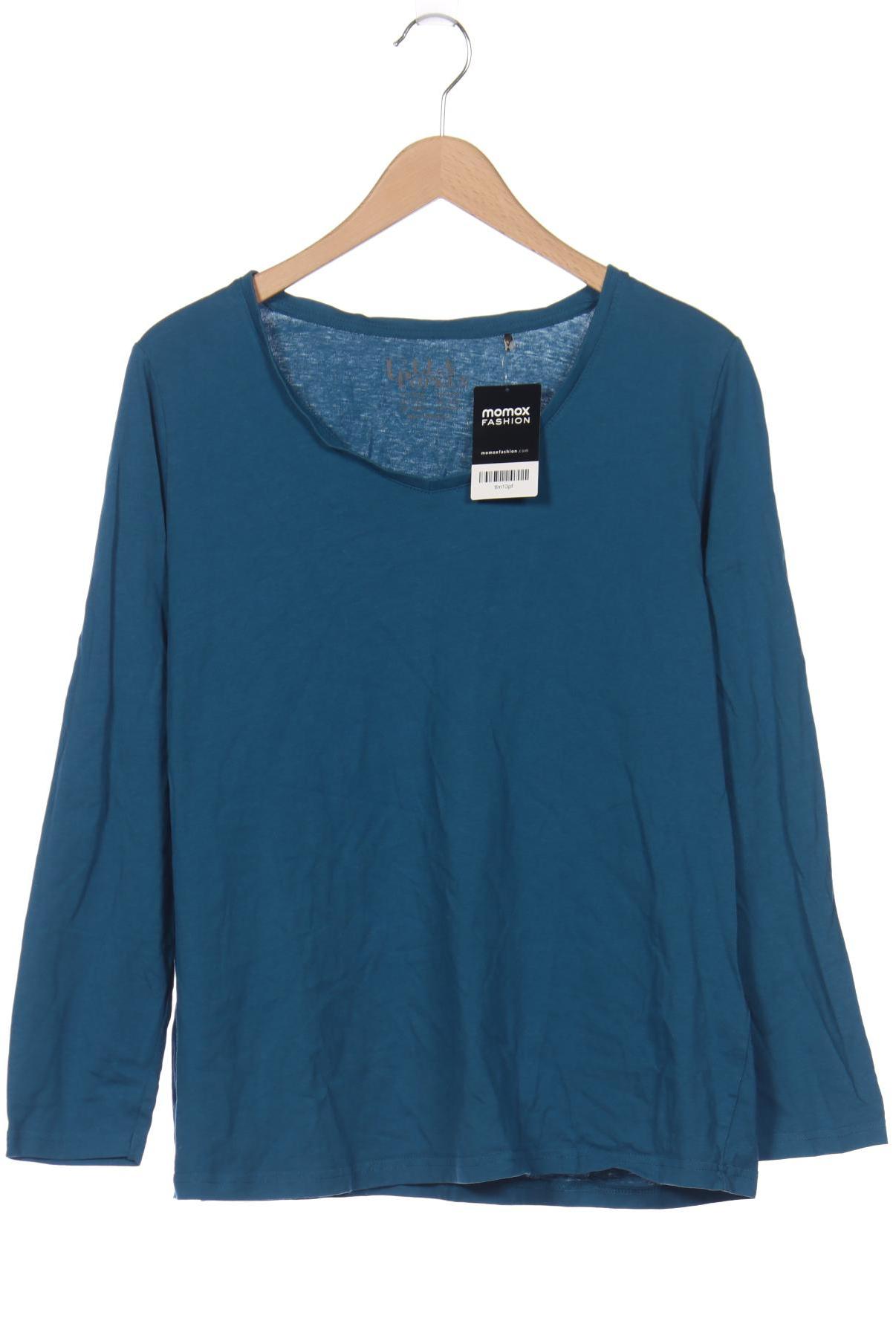 

Ulla Popken Damen Langarmshirt, blau