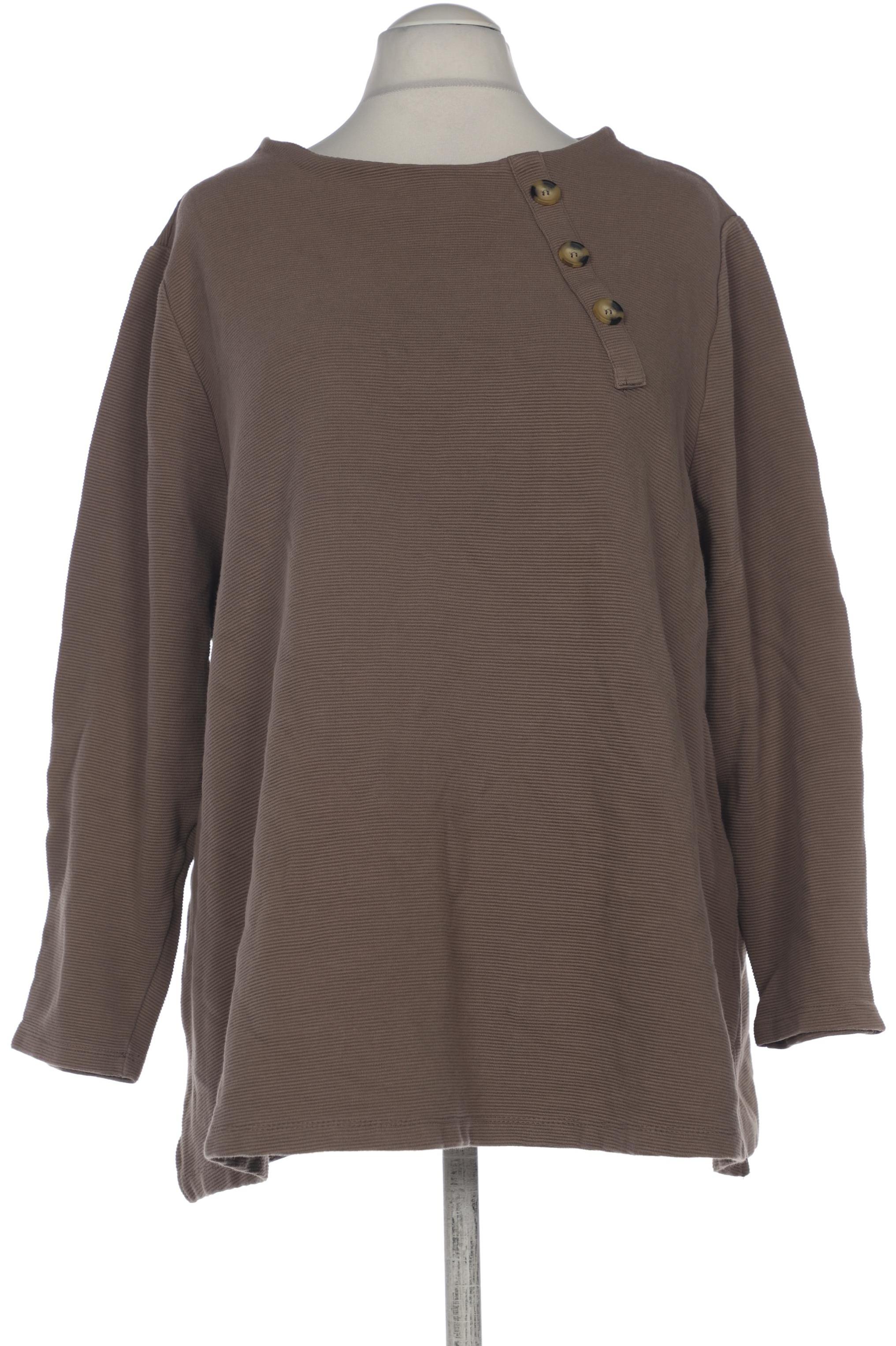 

Ulla Popken Damen Sweatshirt, braun, Gr. 54