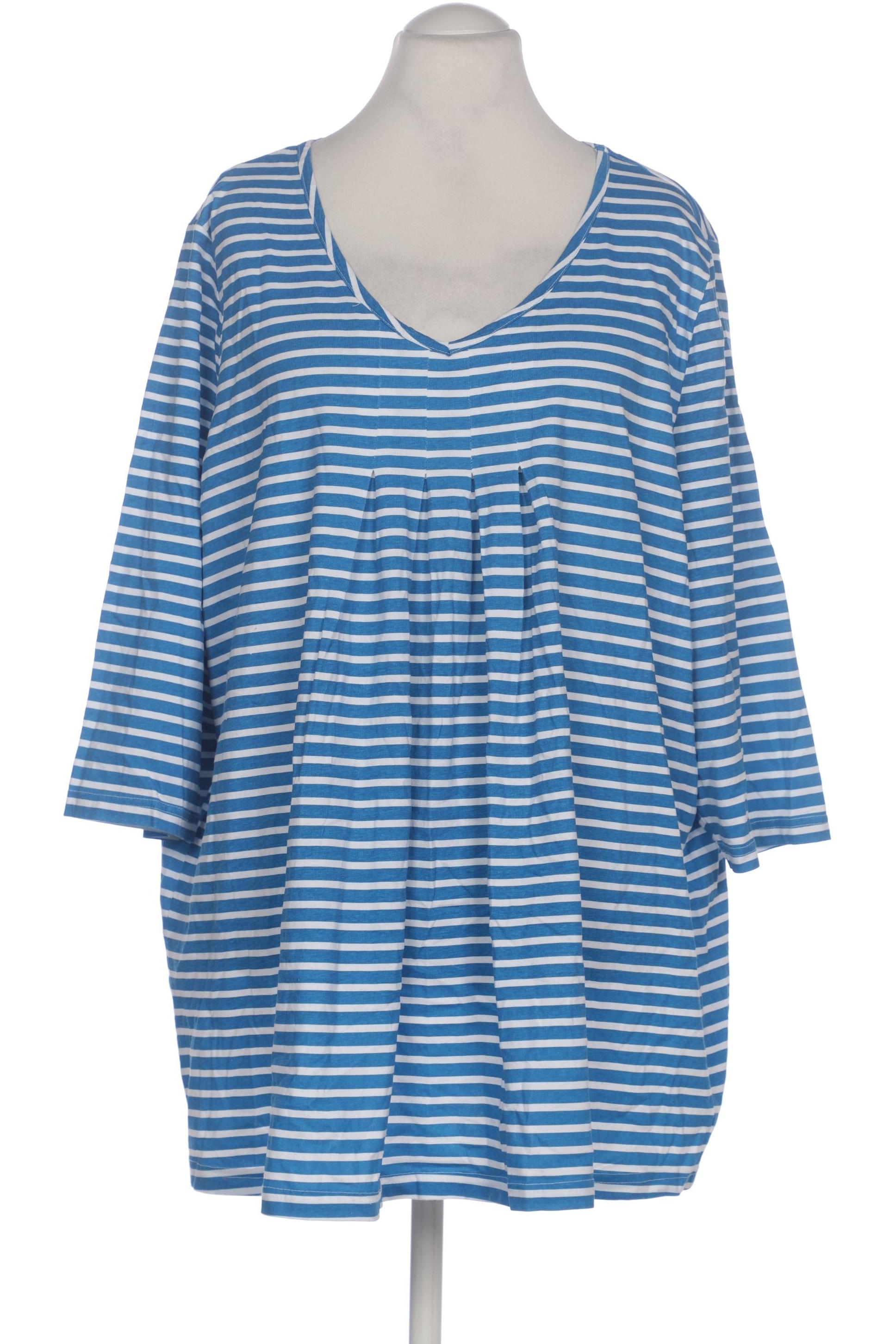 

Ulla Popken Damen Langarmshirt, blau, Gr. 58