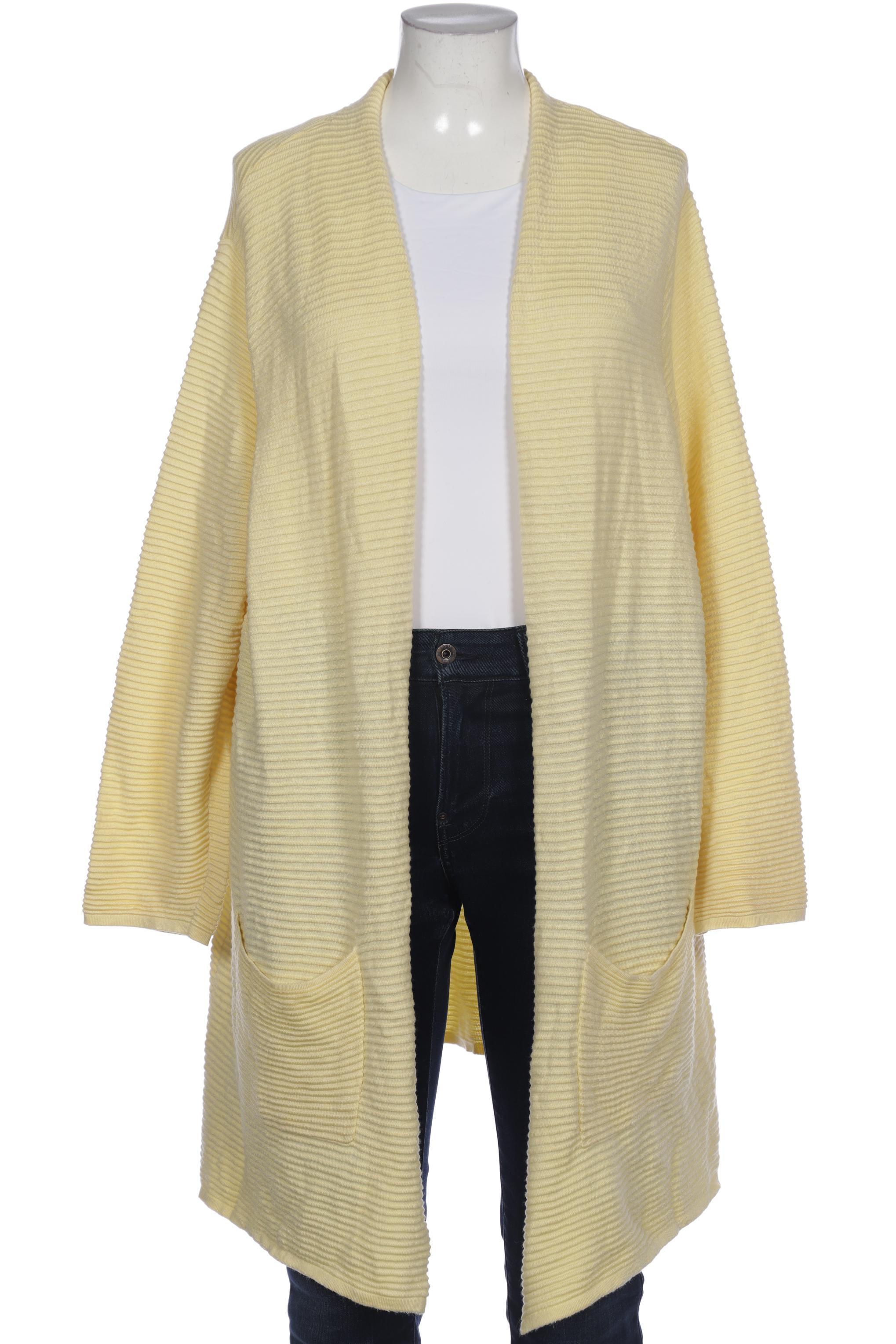 

Ulla Popken Damen Strickjacke, gelb, Gr. 50