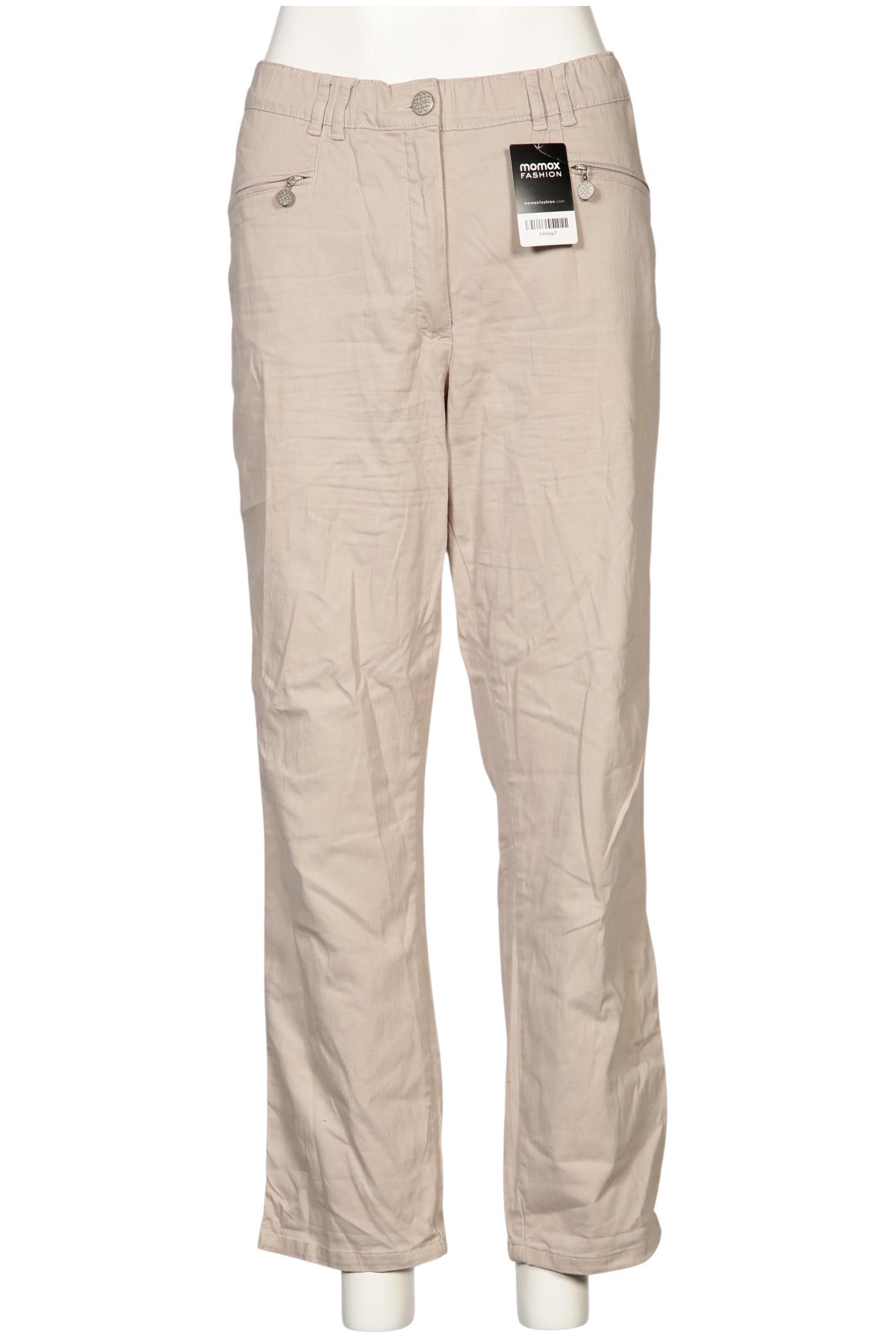 

Ulla Popken Damen Stoffhose, beige, Gr. 24