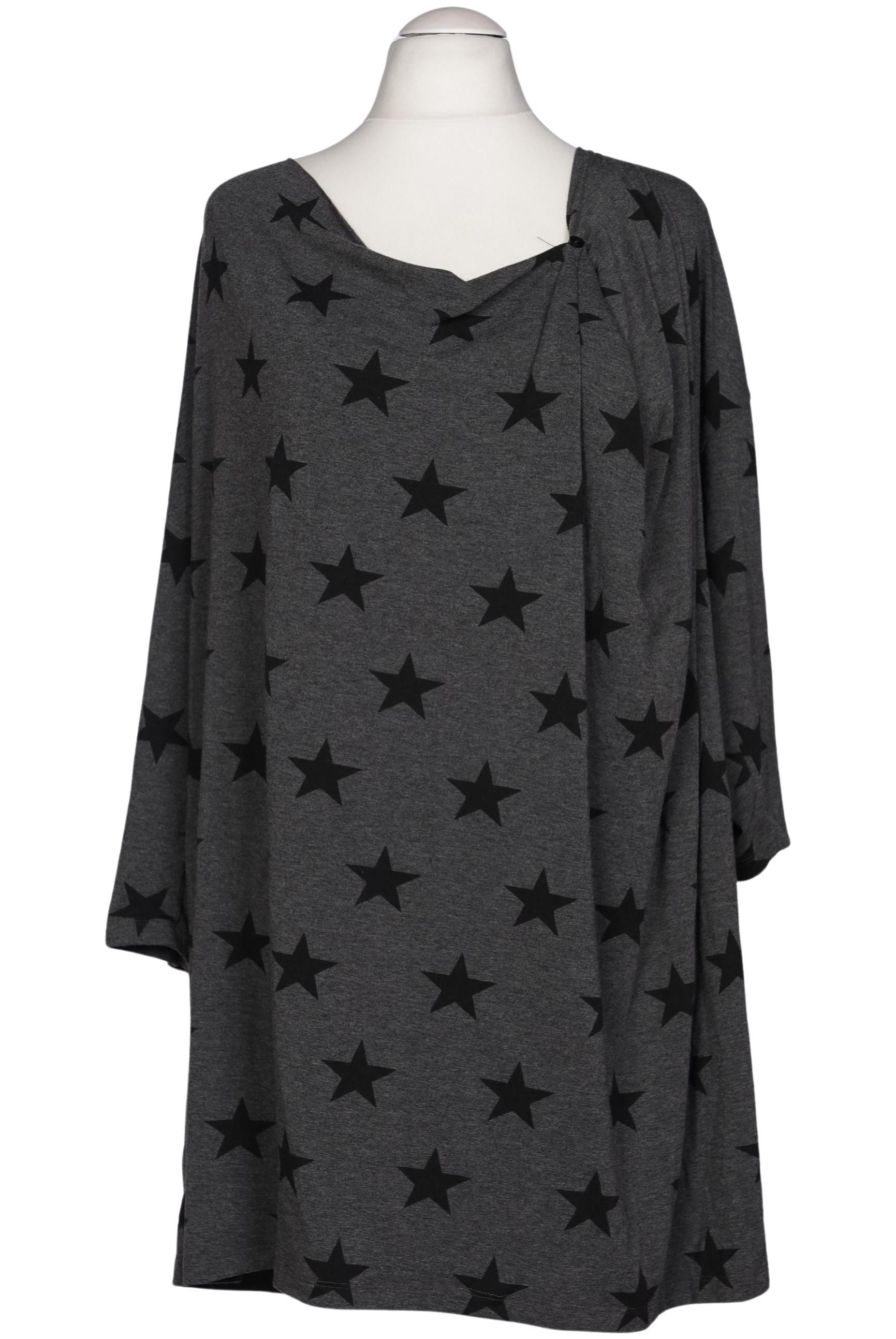 

Ulla Popken Damen Langarmshirt, grau, Gr. 54