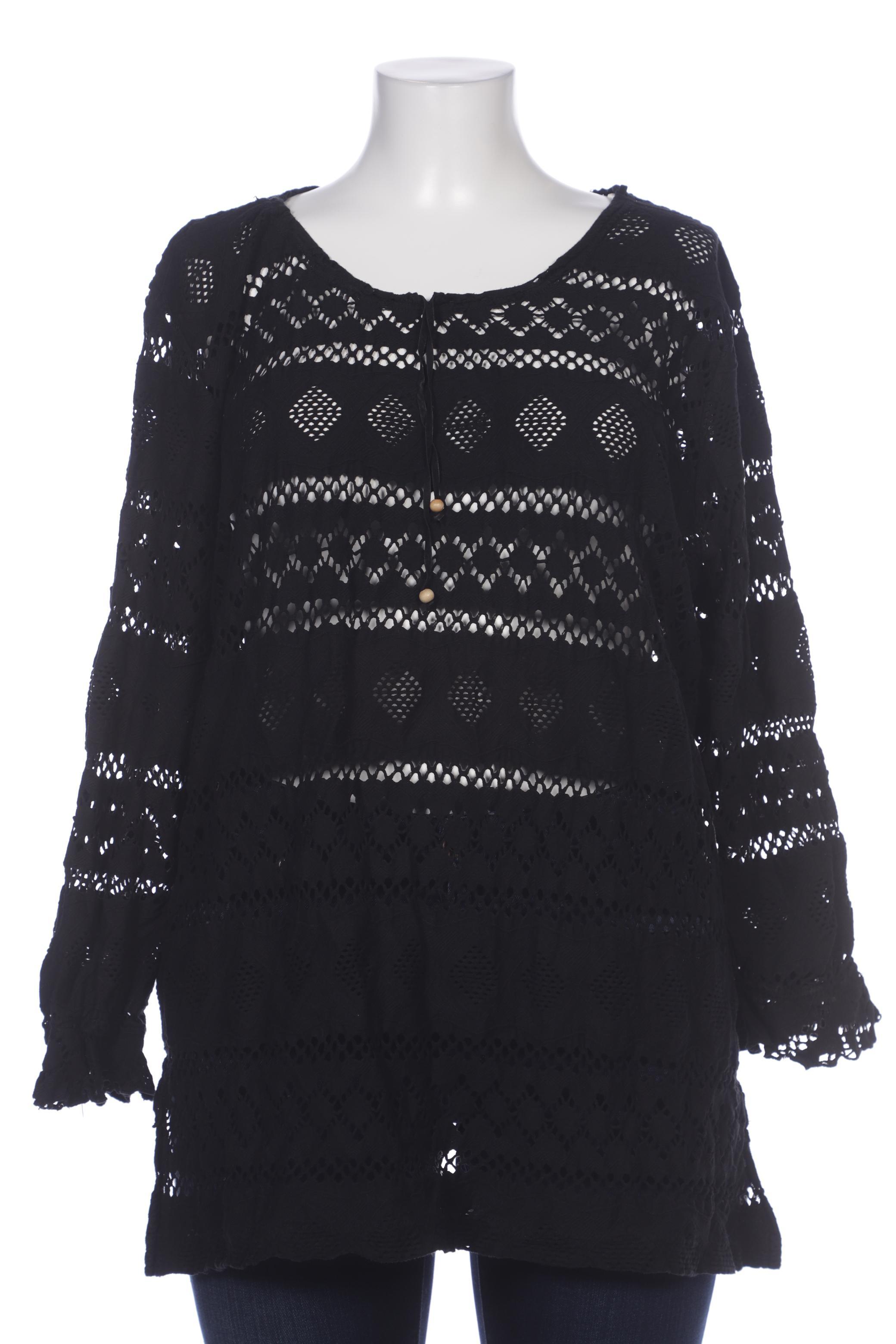 

Ulla Popken Damen Bluse, schwarz, Gr. 46